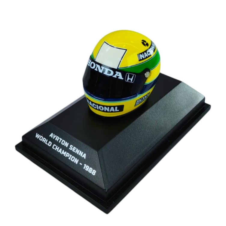Casco Formula 1 Ayrton Senna 1988 Minichamps 1:8