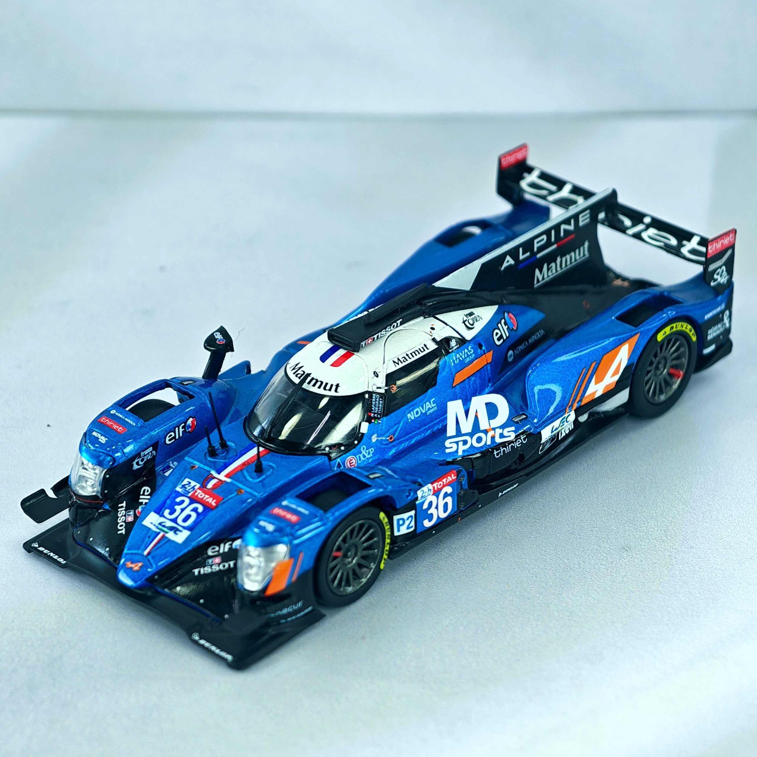 Alpine A470 Lemans 2018 #36 Lapierre-Negrao-Thiriet Caja Acrilica Salvat 1:43 - Imagen 4