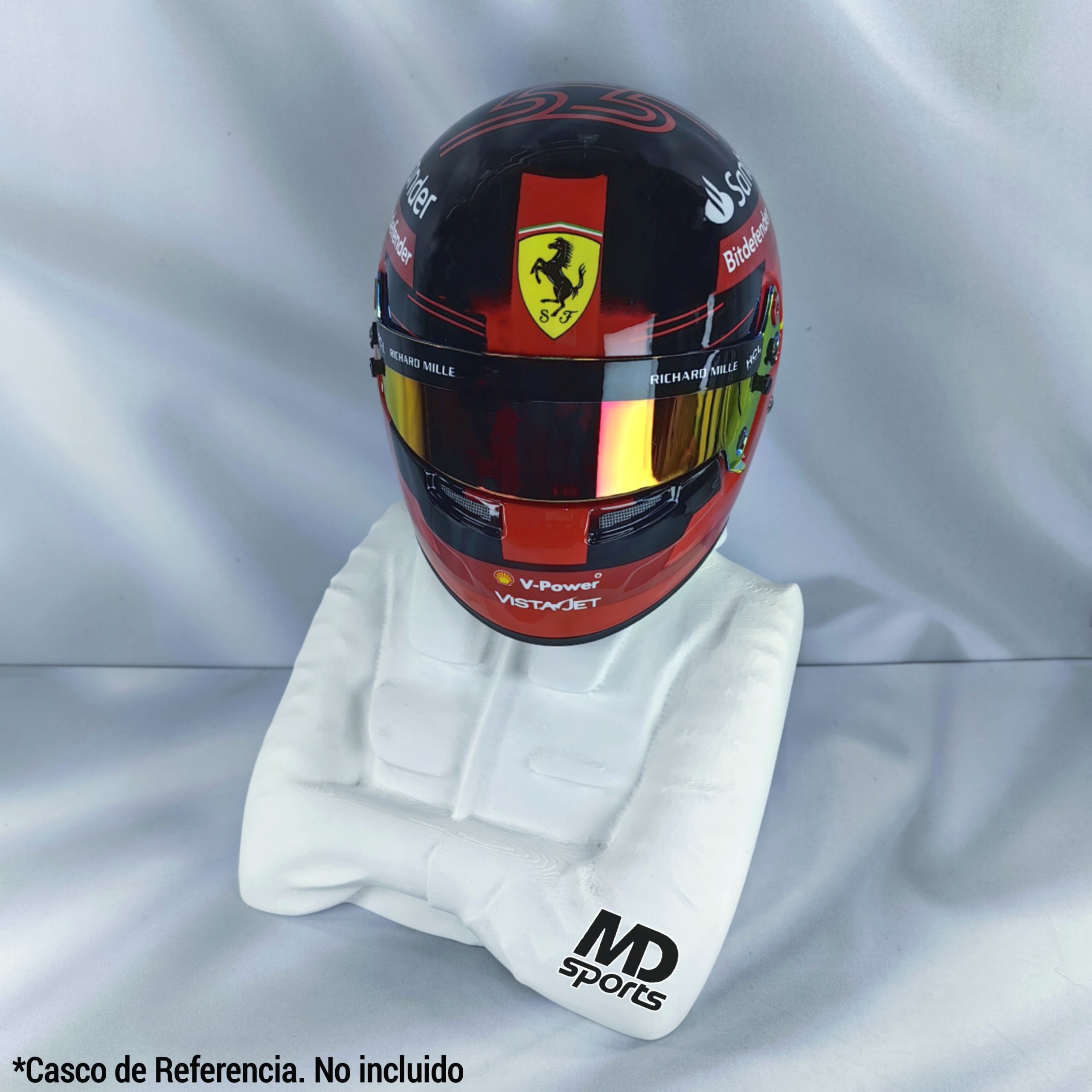 Base Casco Formula 1 Figura Piloto Escala 1:2