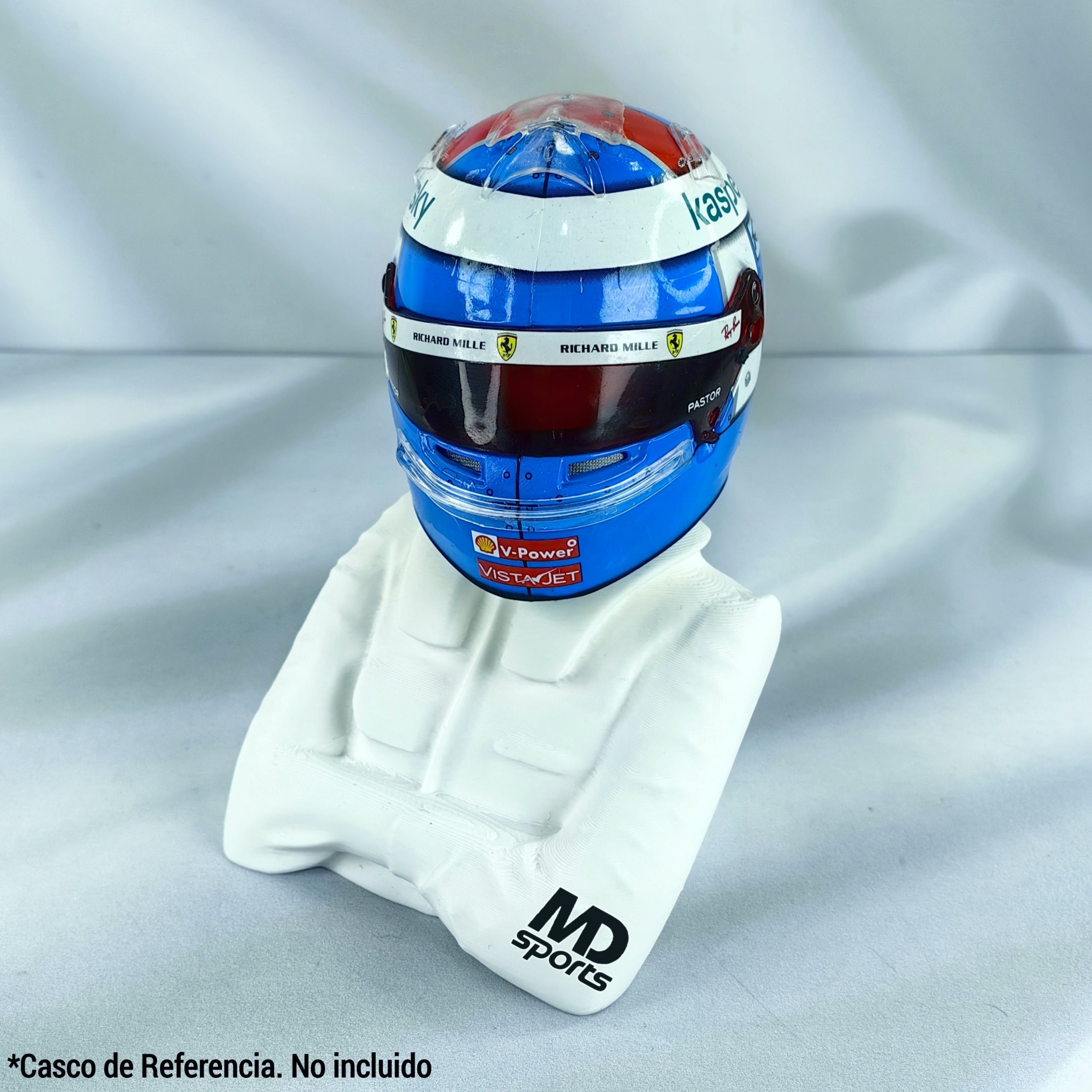 Base Casco Formula 1 Figura Piloto Escala 1:5