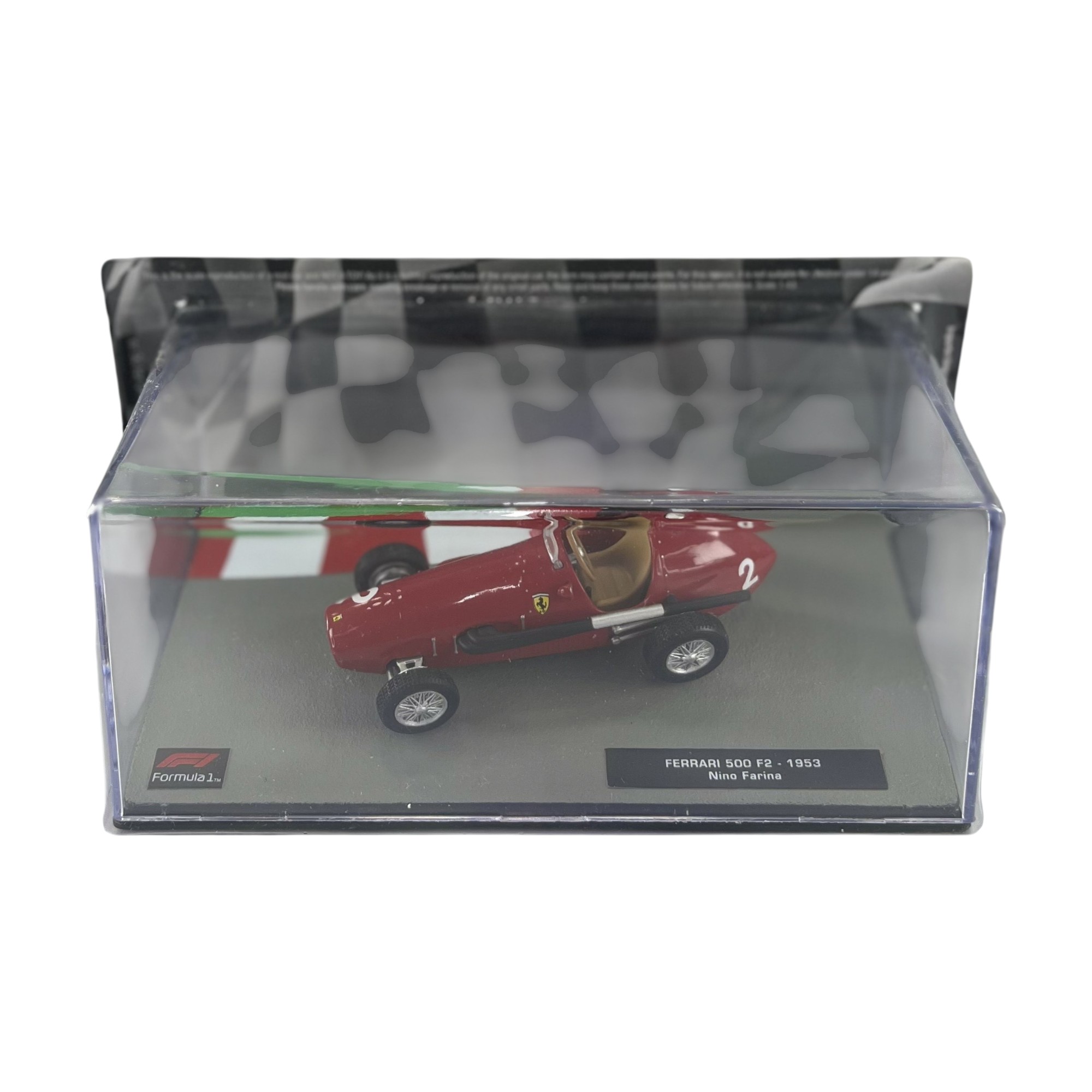 Ferrari 500 F2 1953 #2 Nino Farina Caja Acrilica Altaya 1:43