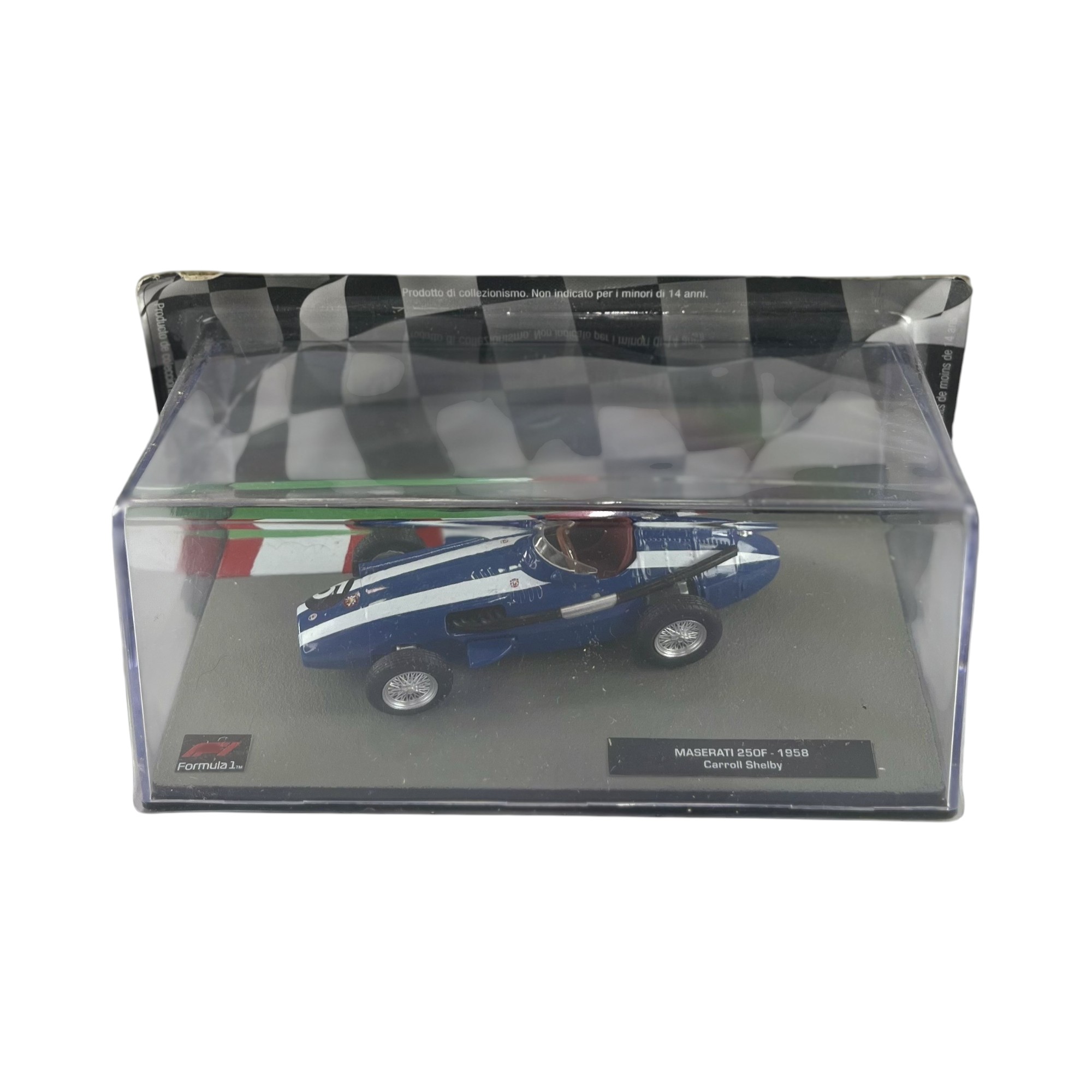 Maserati 250f 1958 #5 Carroll Shelby Caja Acrilica Altaya 1:43