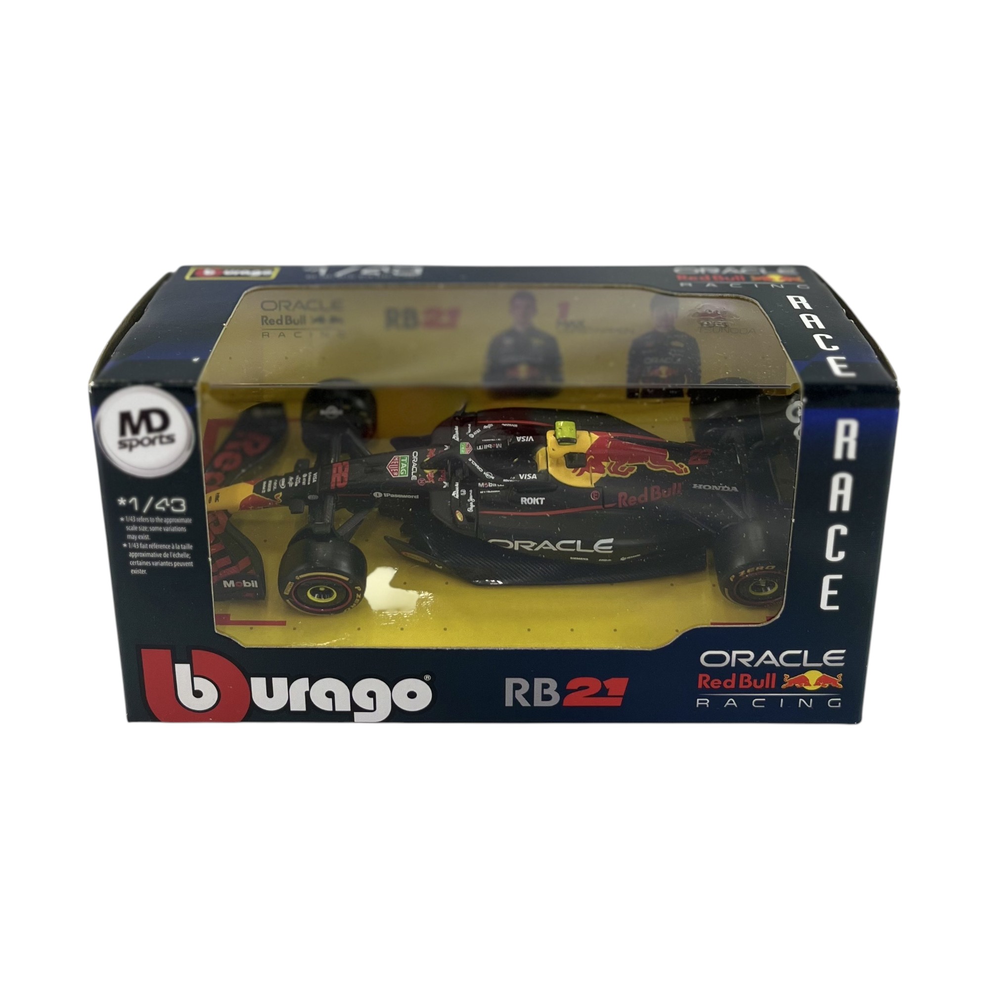 RedBull RB21 2025 #22 Yuki Tsunoda Caja Normal Burago 1:43