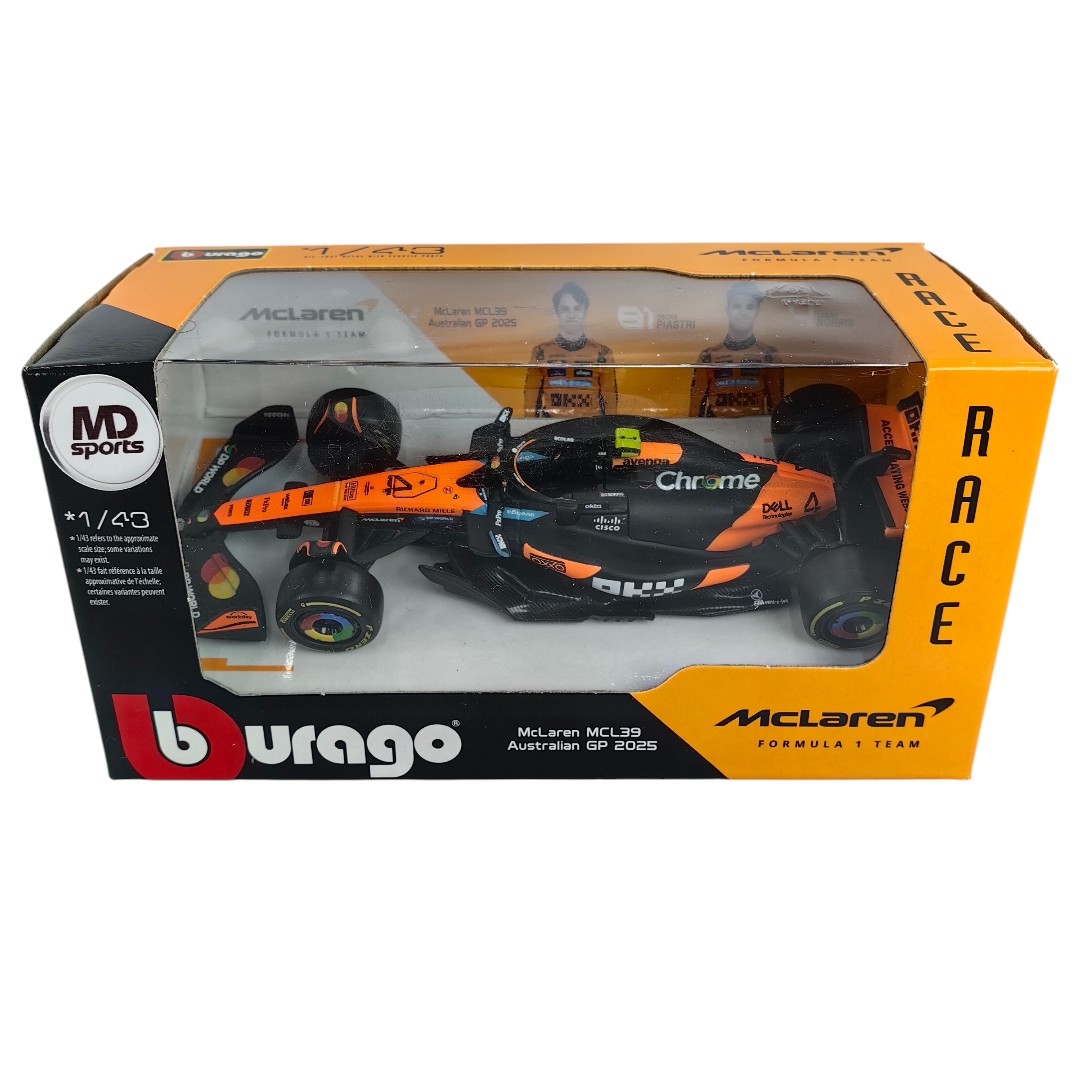 Mclaren MCL39 GP Australia 2025 #4 Lando Norris Caja Normal Burago 1:43
