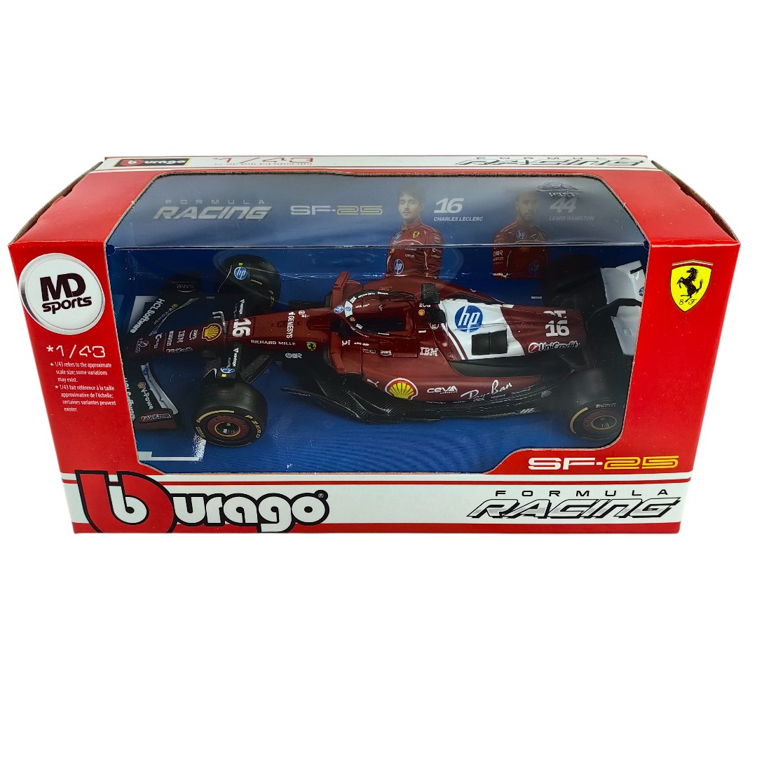 Ferrari SF-25 2025 #16 Charles Leclerc Caja Normal Burago 1:43