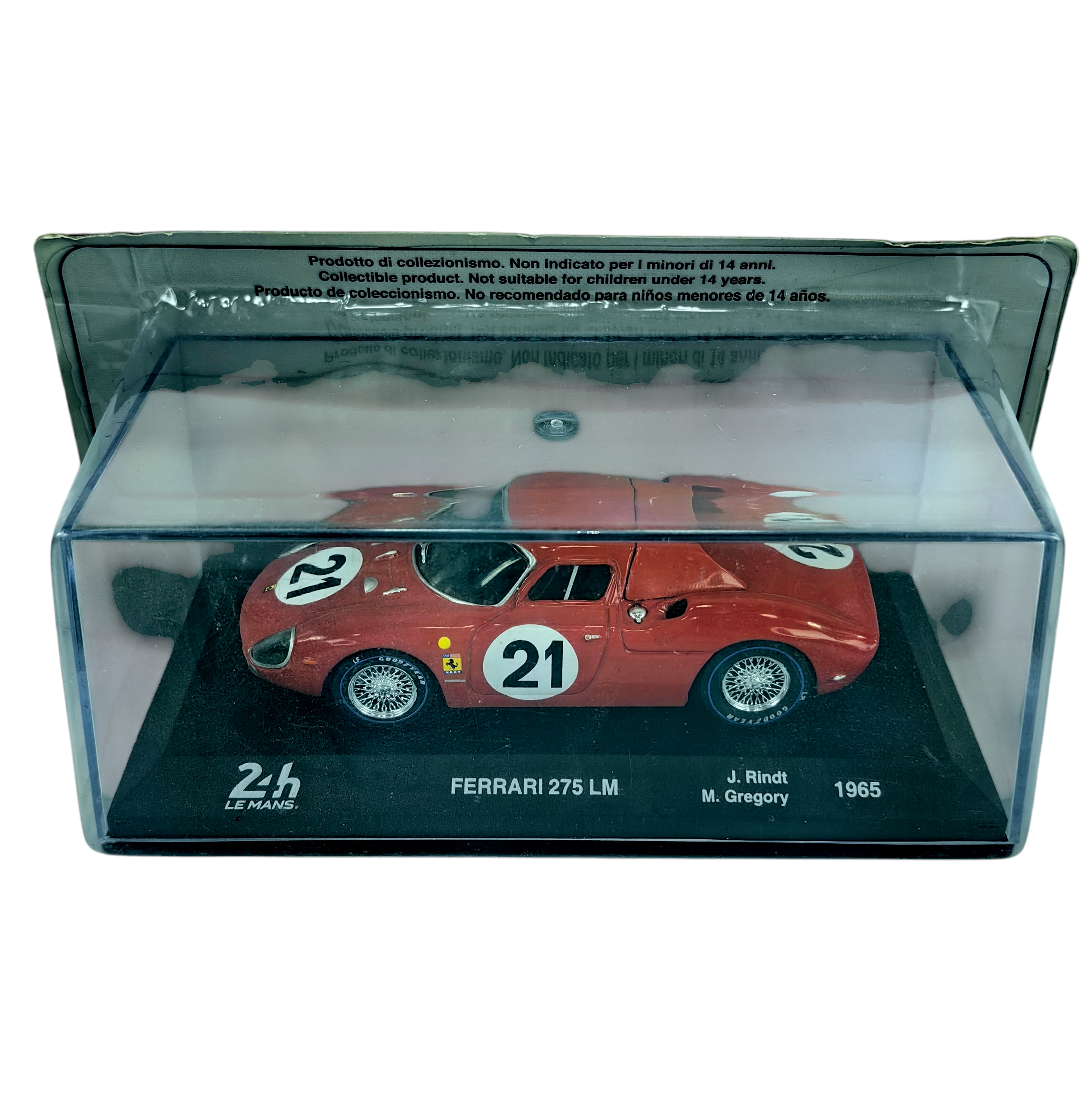 Ferrari 275 LM #21 LeMans 1965 Caja Acrílica Altaya 1:43