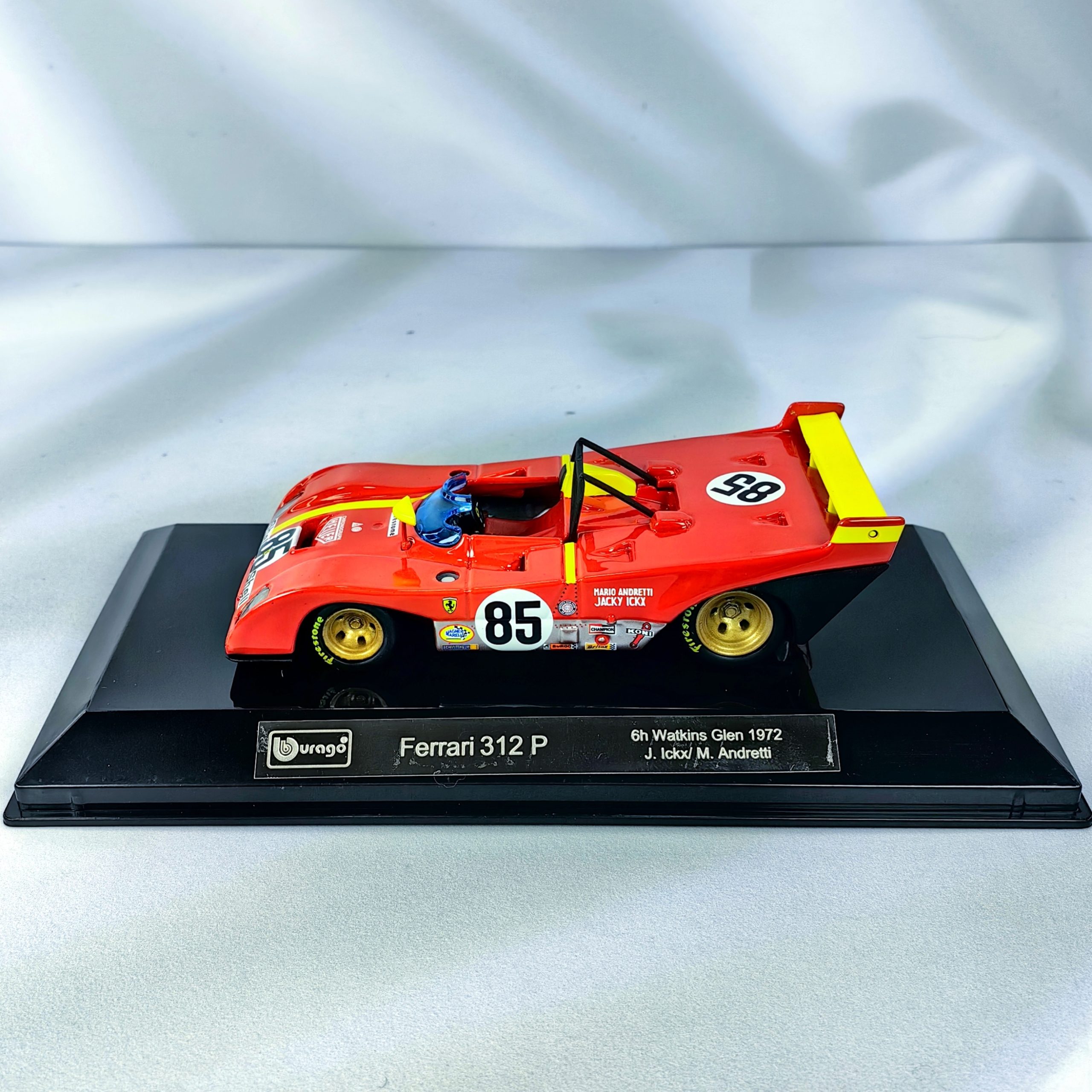 Ferrari 312p 6H Watkins Glen 1972 #85 Caja Acrilica 1:43 - Imagen 4