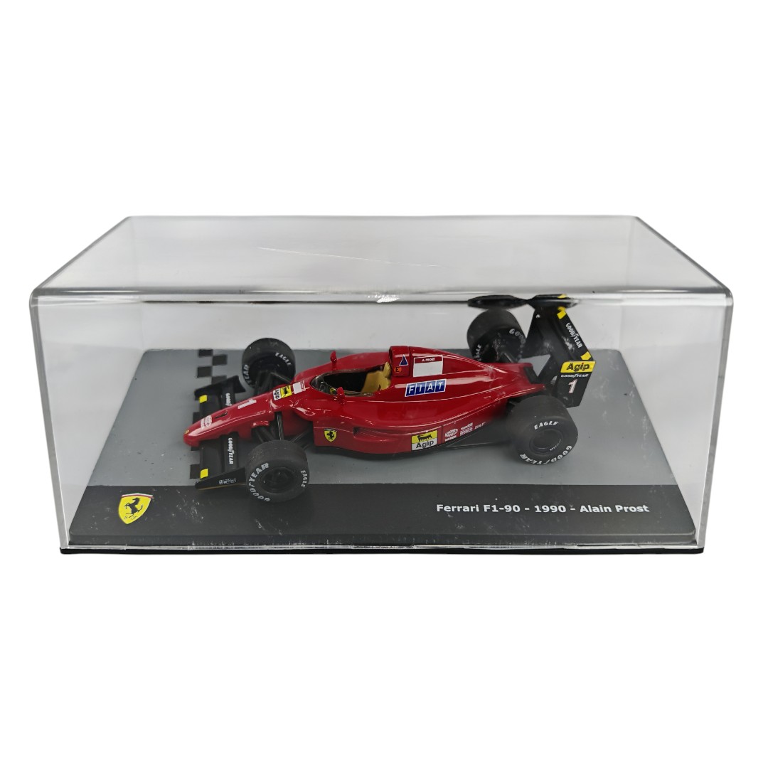 Ferrari F1-90 1990 #1 Alain Prost Caja Acrilica IXO 1:43