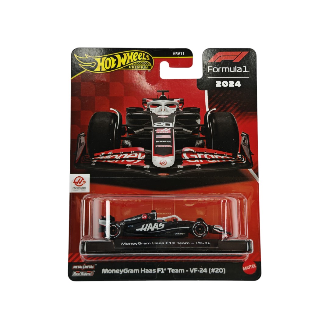 Haas VF-24 2024 #20 Kevin Magnussen HotWheels Premium 1:64