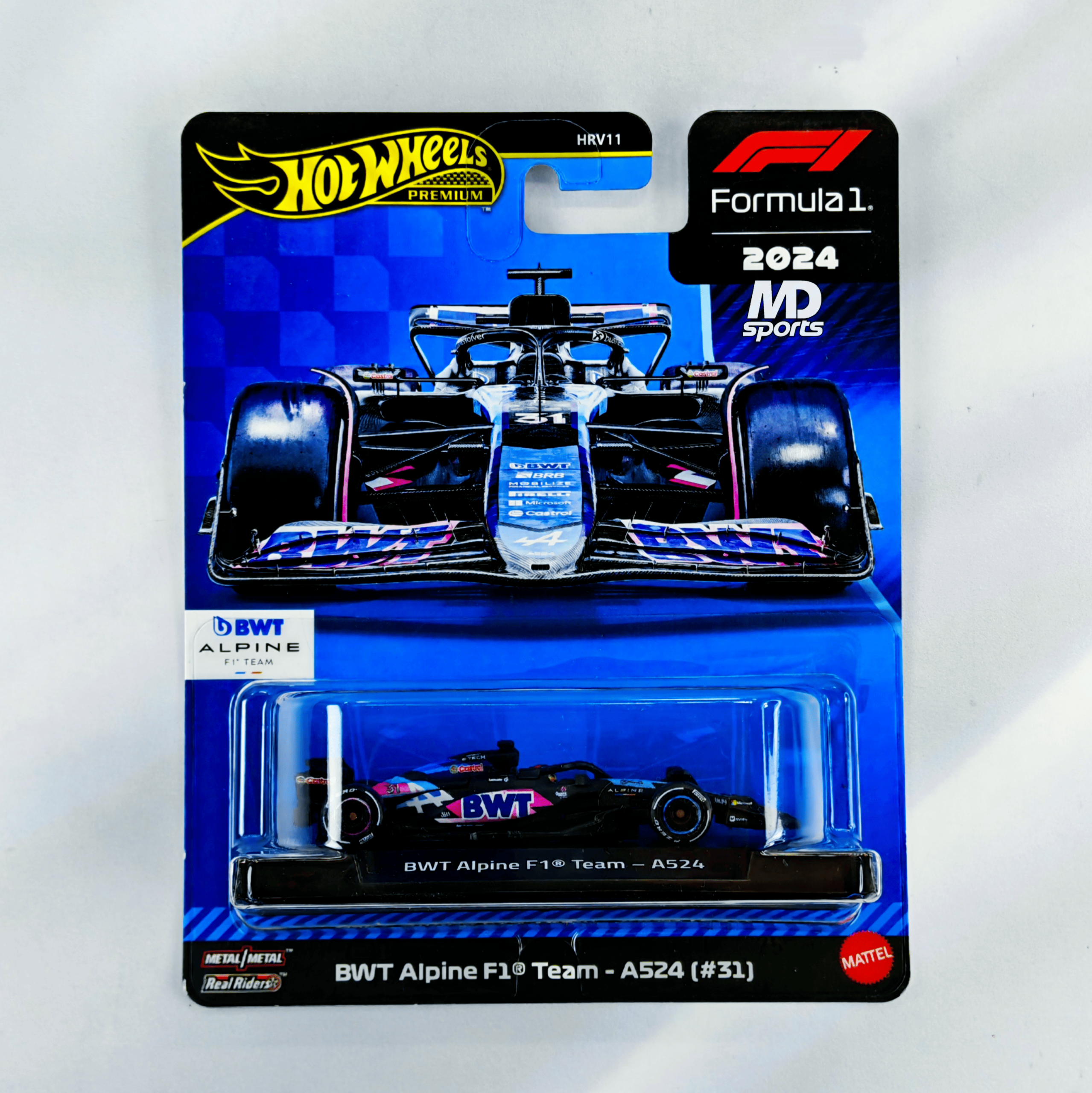 Alpine A524 2024 #31 Esteban Ocon HotWheels Premium 1:64