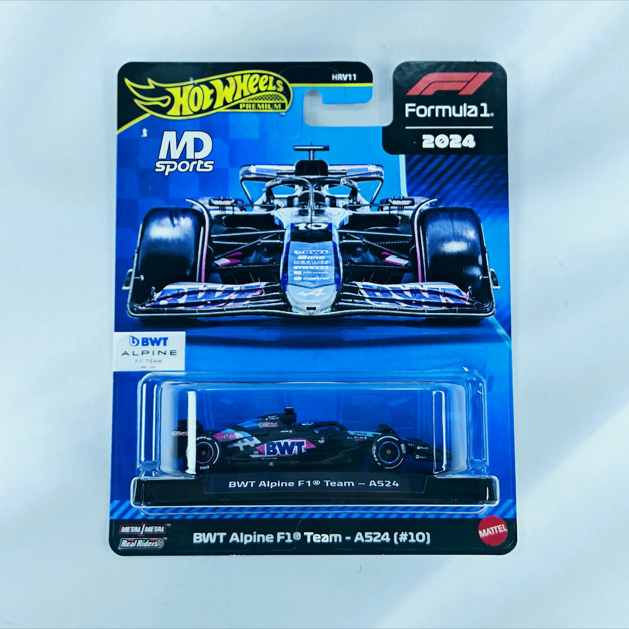 Alpine A524 2024 #10 Pierre Gasly HotWheels Premium 1:64