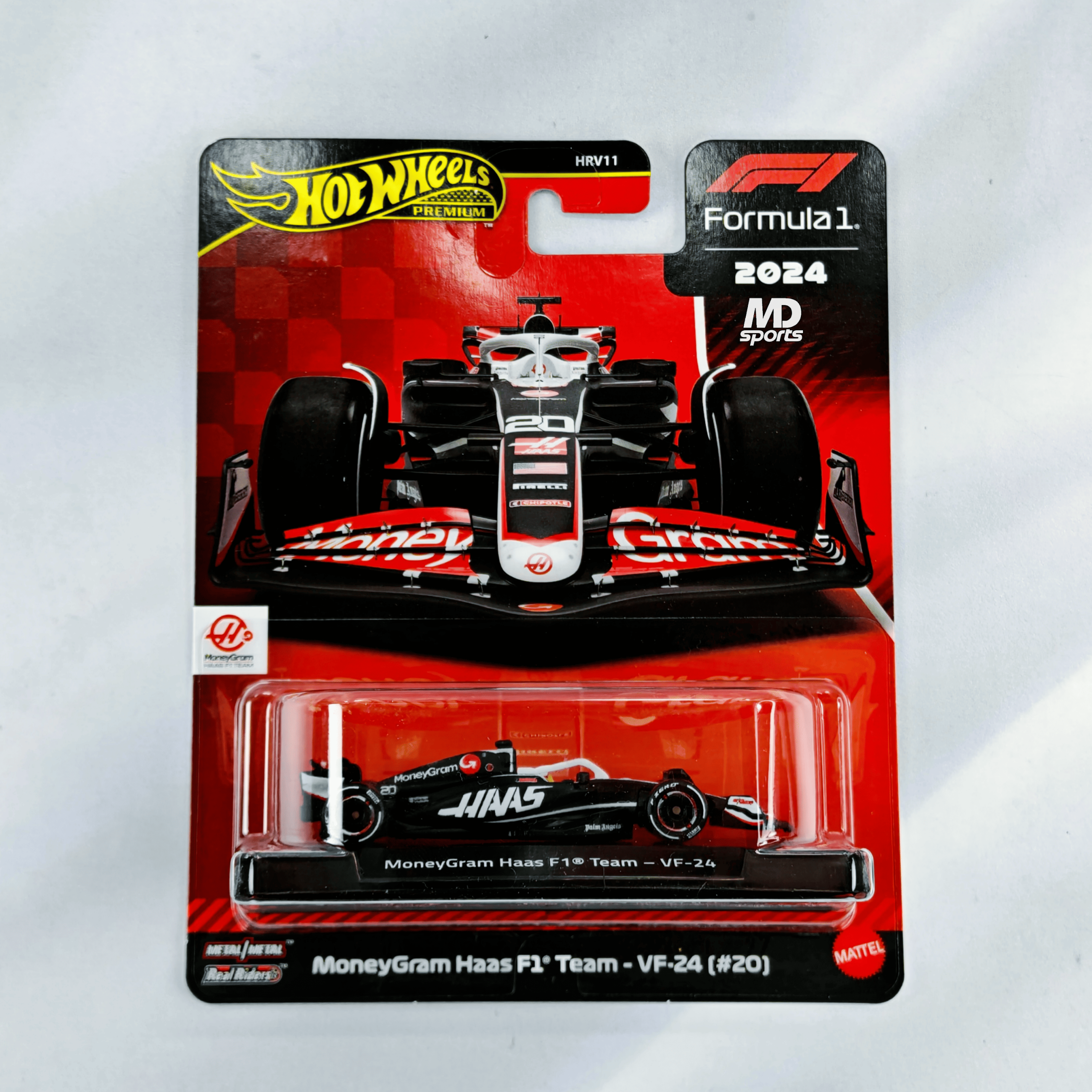 Haas VF-24 2024 #20 Kevin Magnussen HotWheels Premium 1:64