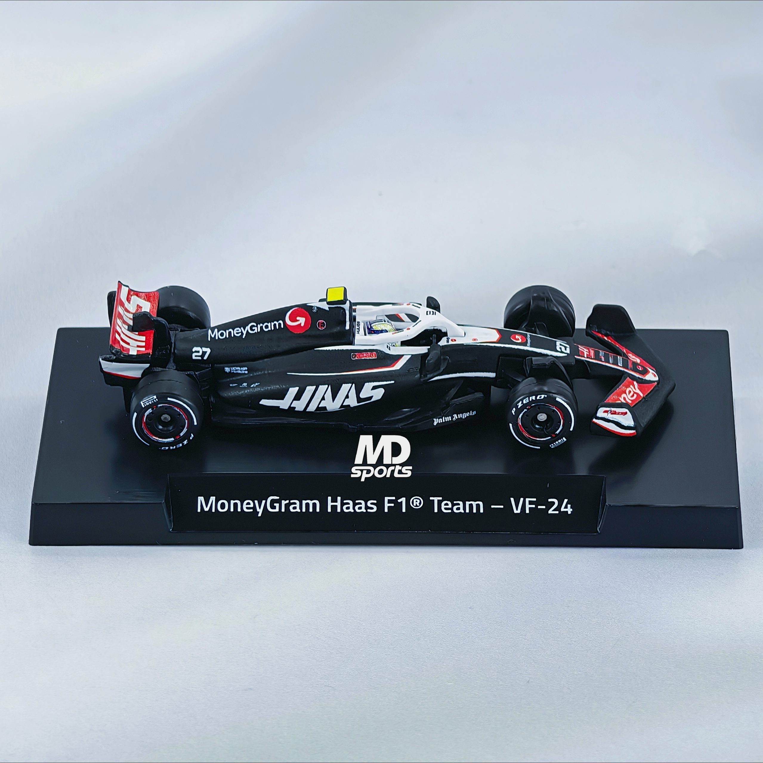 Haas VF-24 2024 #27 Nico Hulkenberg HotWheels Premium 1:64 (CAJA ABIERTA) - Imagen 3