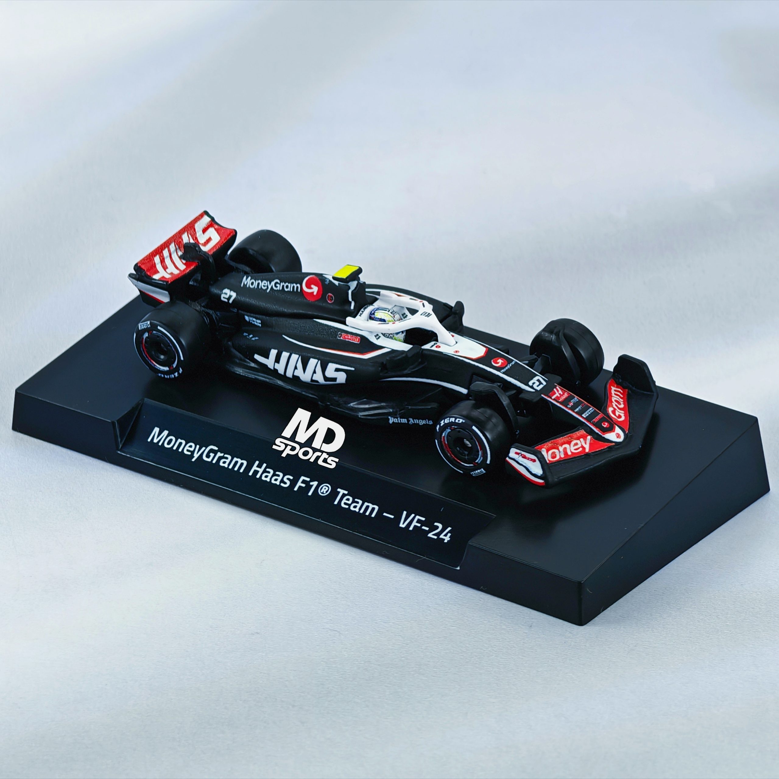 Haas VF-24 2024 #27 Nico Hulkenberg HotWheels Premium 1:64 (CAJA ABIERTA) - Imagen 4