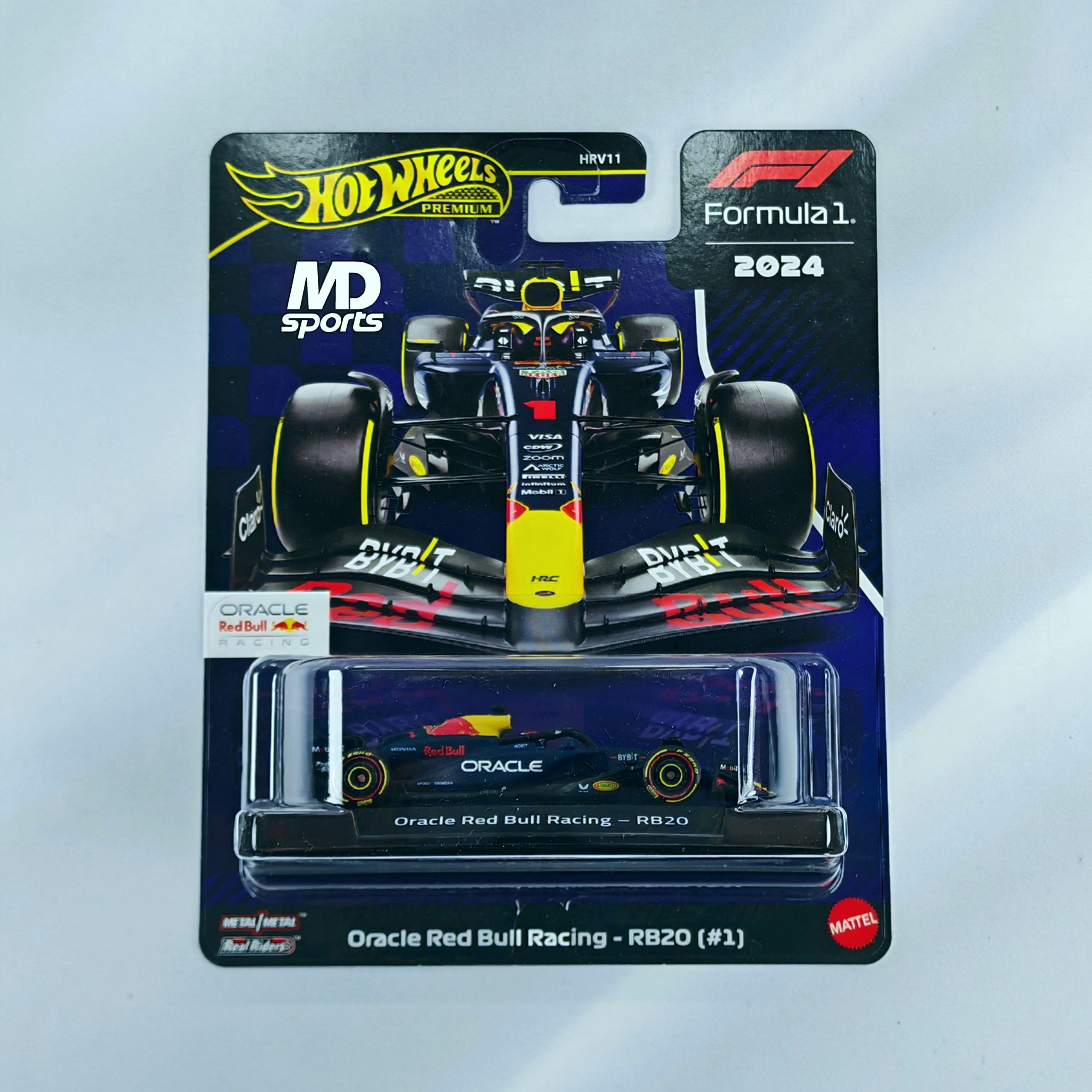 RedBull RB20 2024 #1 Max Verstappen HotWheels Premium 1:64