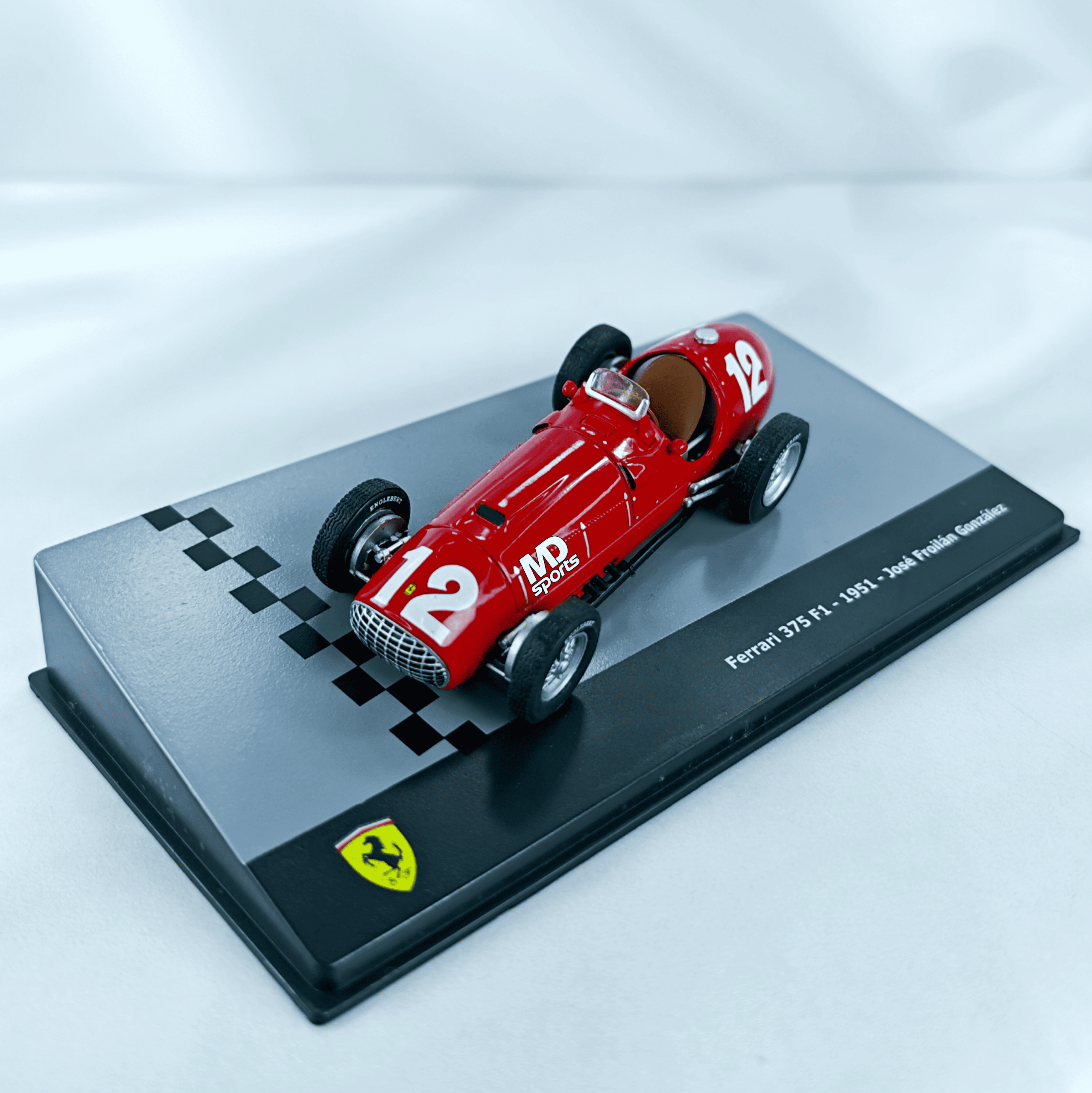 Ferrari 375 F1 1951 #12 José Froilán González Caja Acrilica IXO 1:43