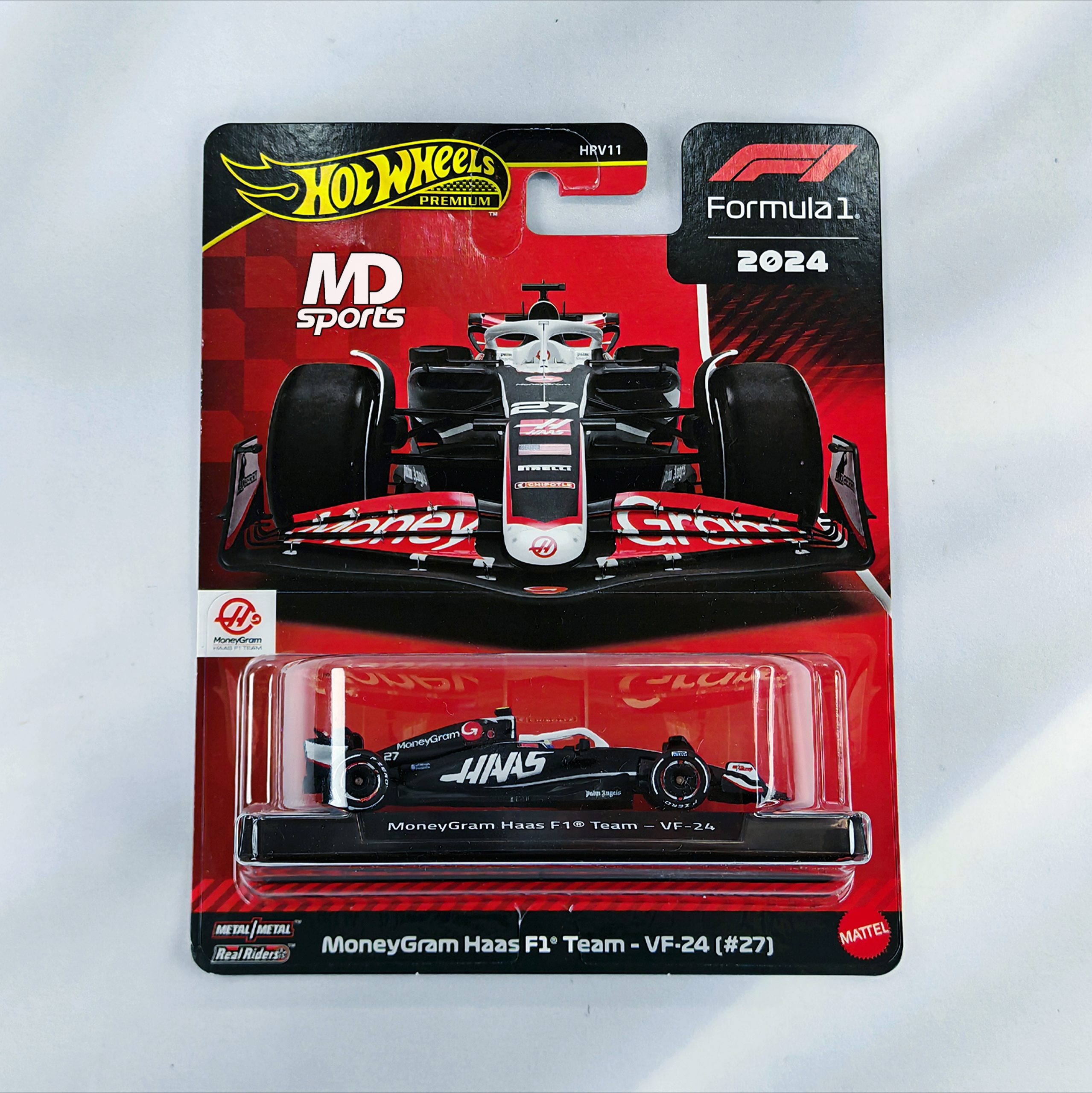 Haas VF-24 2024 #27 Nico Hulkenberg HotWheels Premium 1:64
