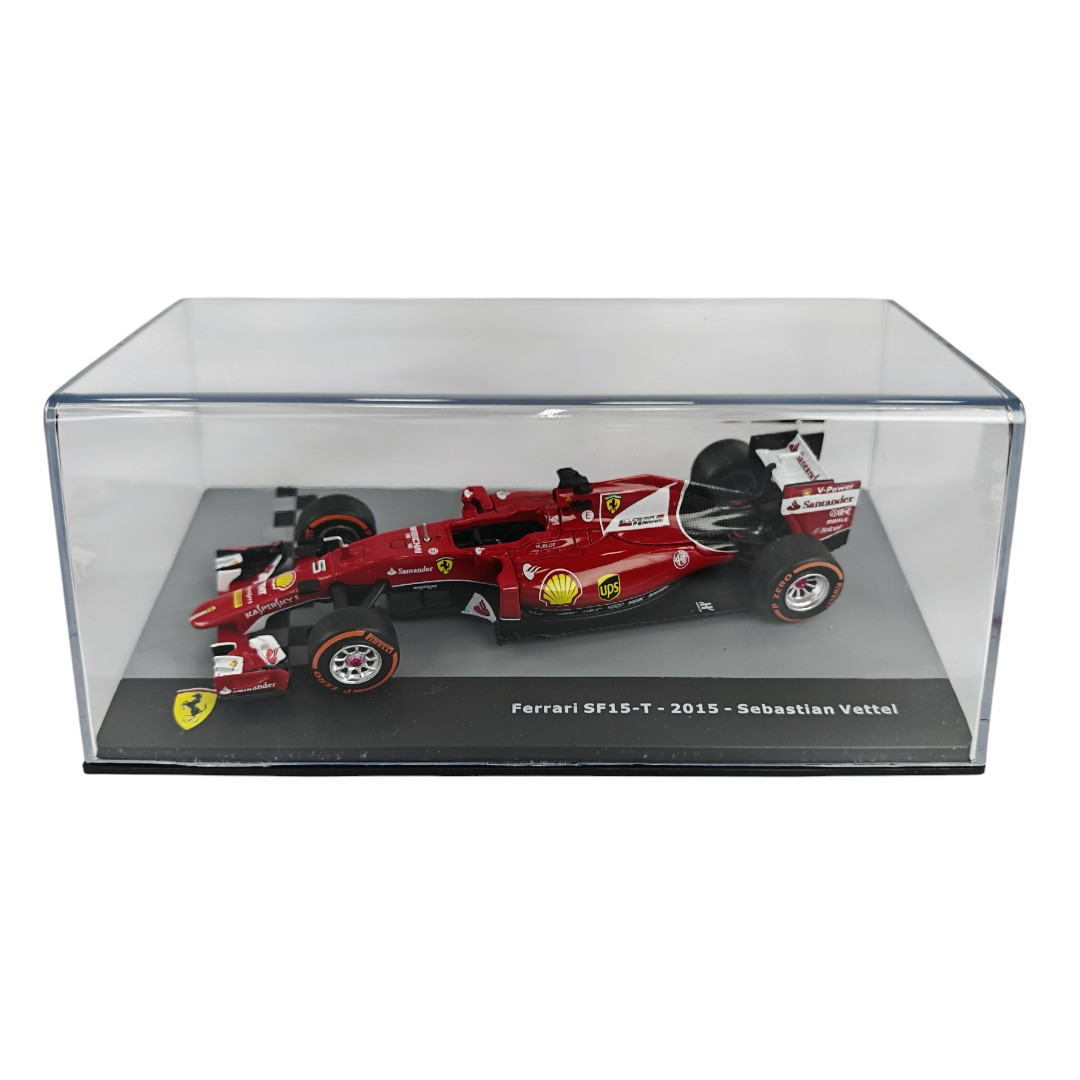 Ferrari SF-15 T 2015 #5 Sebastián Vettel Caja Acrilica IXO 1:43