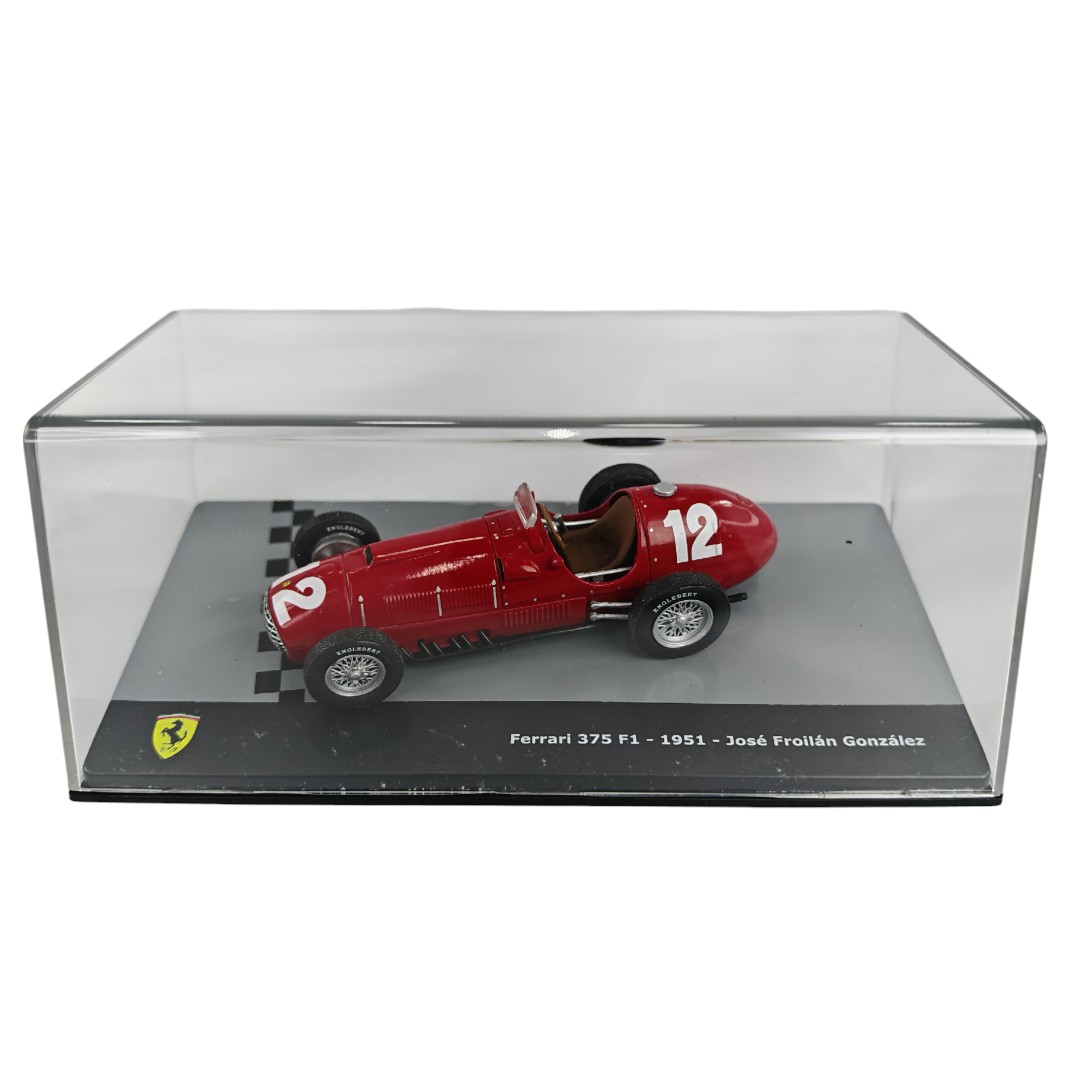 Ferrari 375 F1 1951 #12 José Froilán González Caja Acrilica IXO 1:43