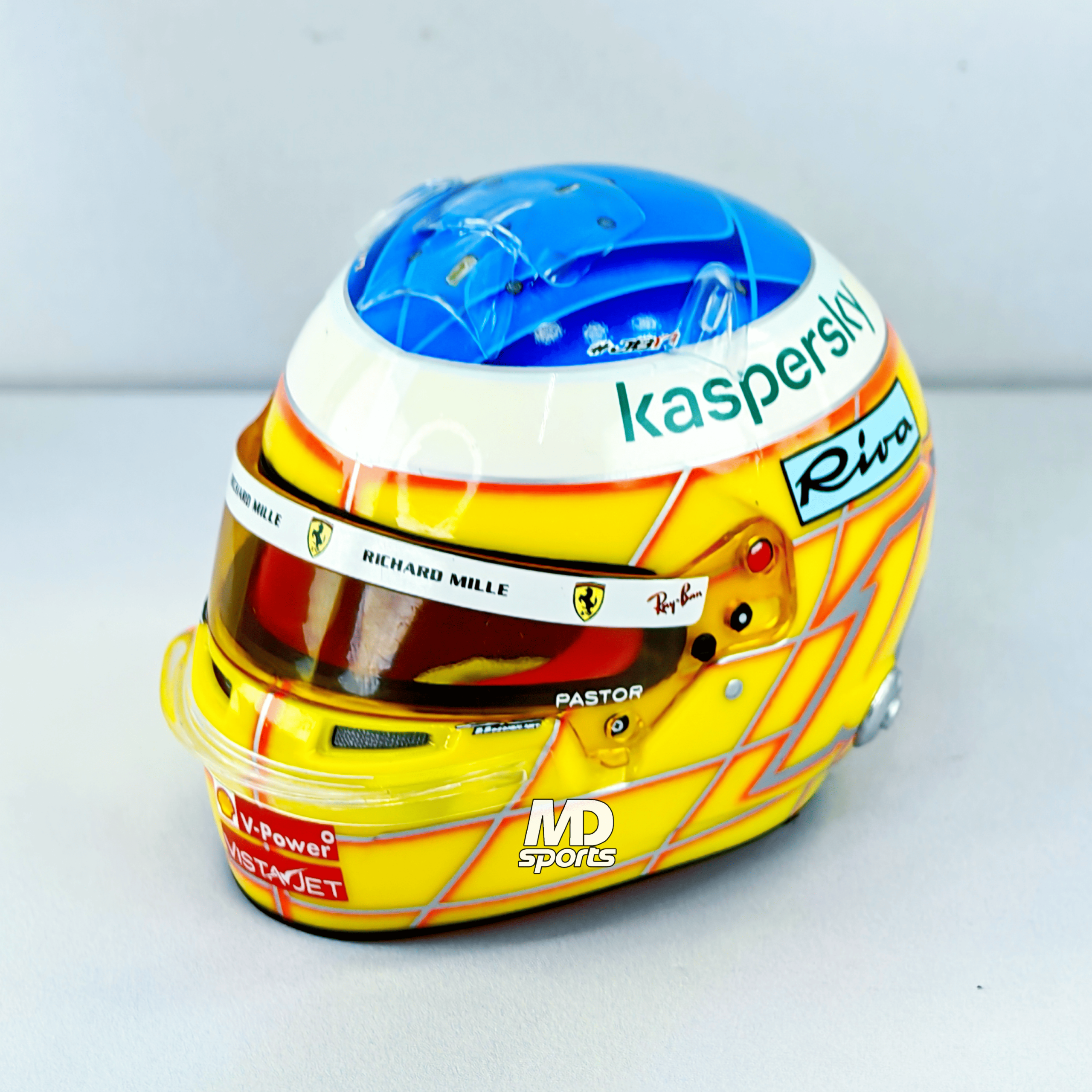 Casco Formula 1 Scuderia Ferrari #16 Charles Leclerc GP Francia 2021 Spark 1:5