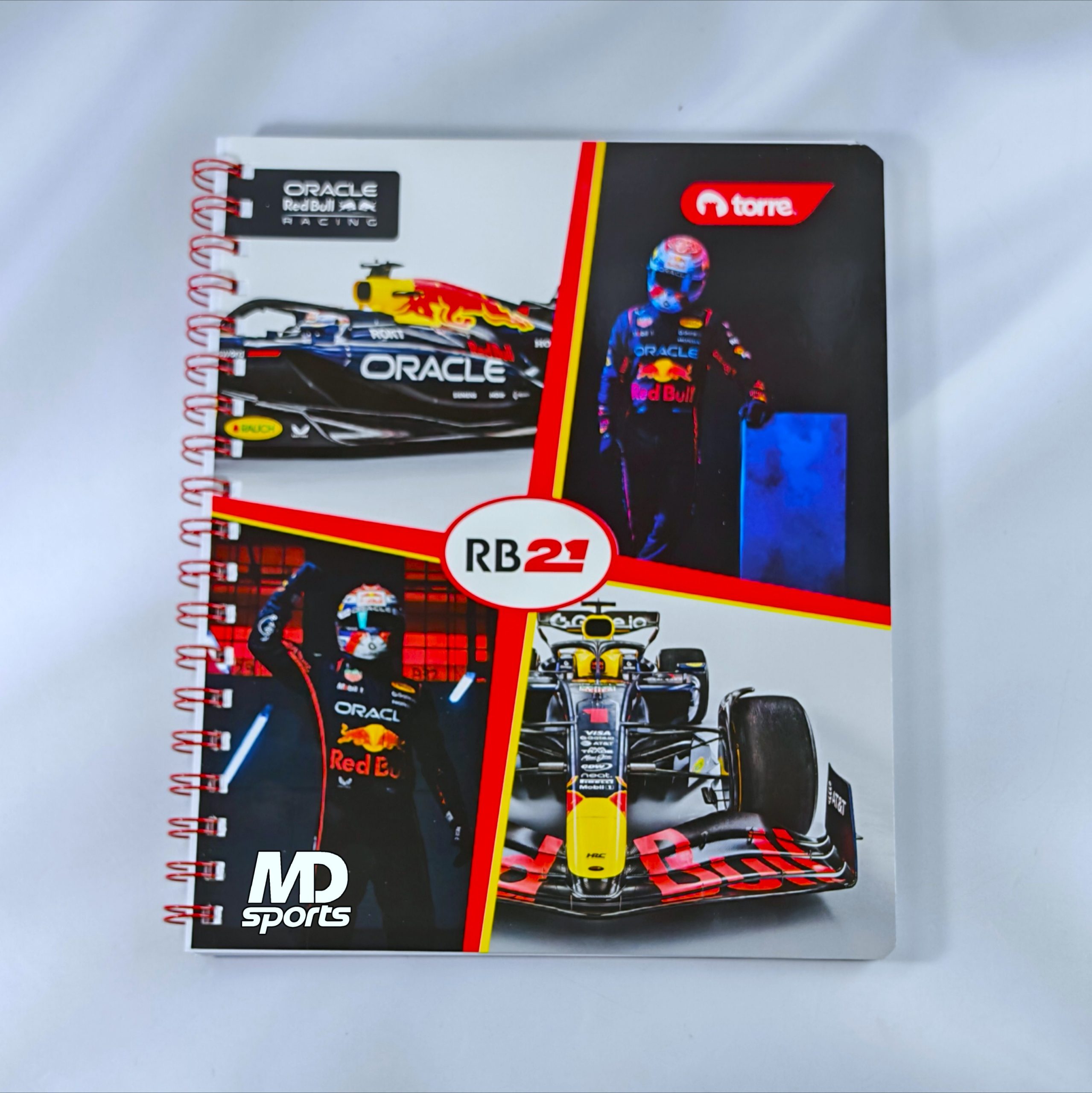 Cuaderno Universitario Torre RedBull Racing 100 hojas