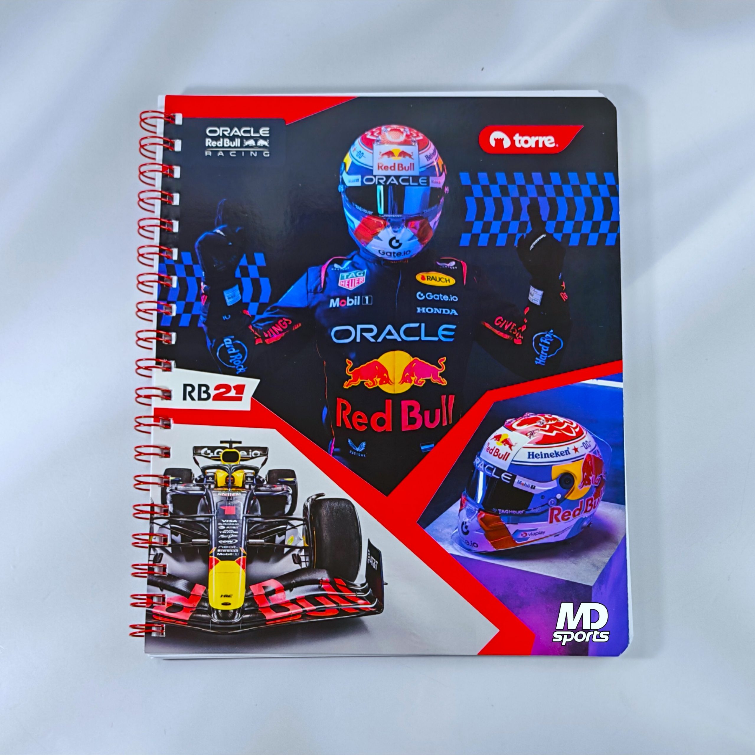 Cuaderno Universitario Torre RedBull Racing 100 hojas