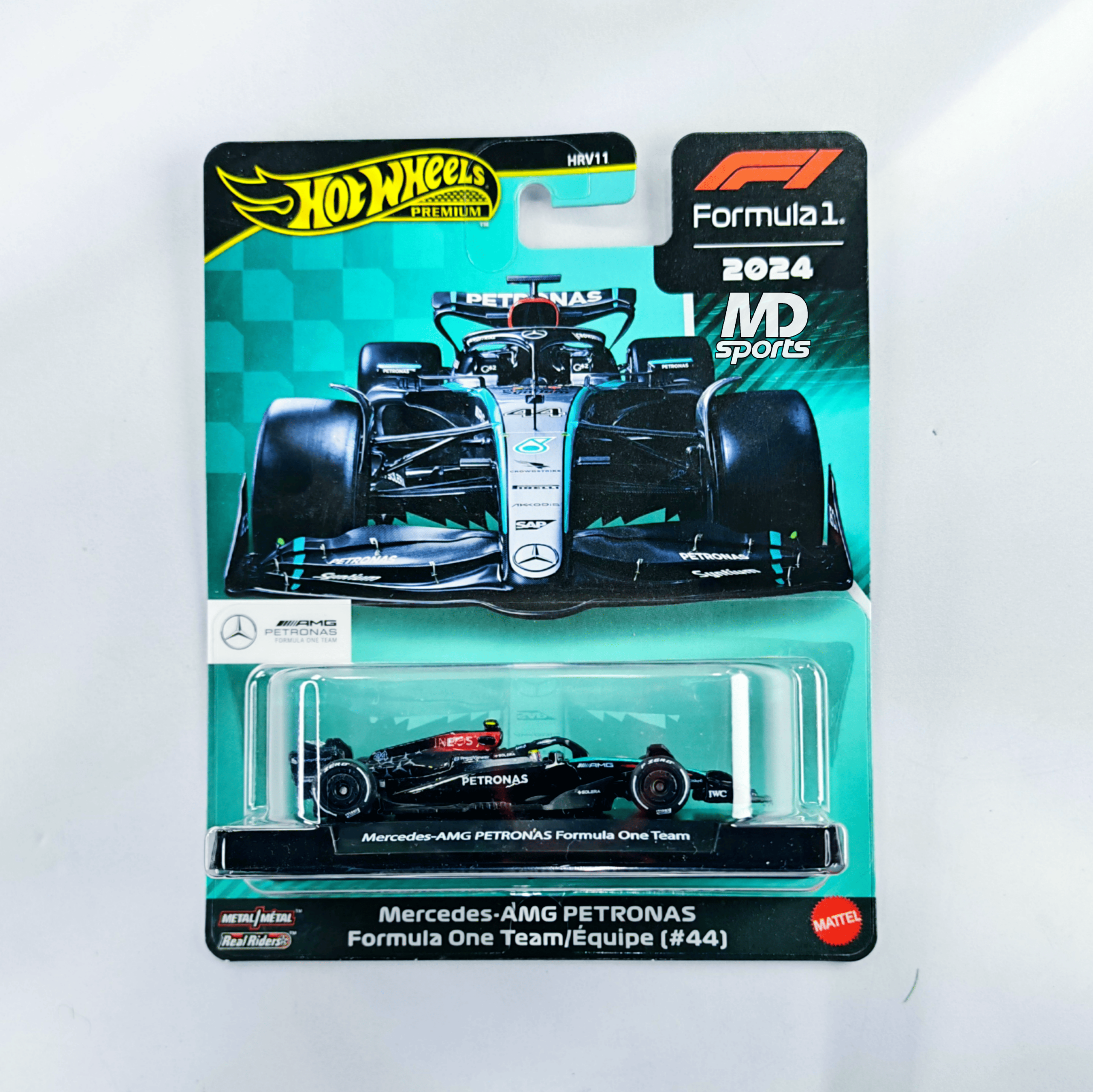 Mercedes W15 #44 2024 Lewis Hamilton HotWheels Premium 1:64