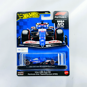 Visa Cash RB 2024 #30 Liam Lawson HotWheels Premium 1:64 (CAJA ABIERTA)