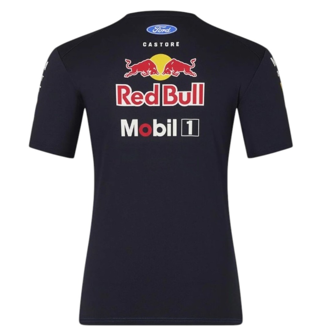 Polera CASTORE Oficial Oracle RedBull Racing Ford Team 2026 Azul