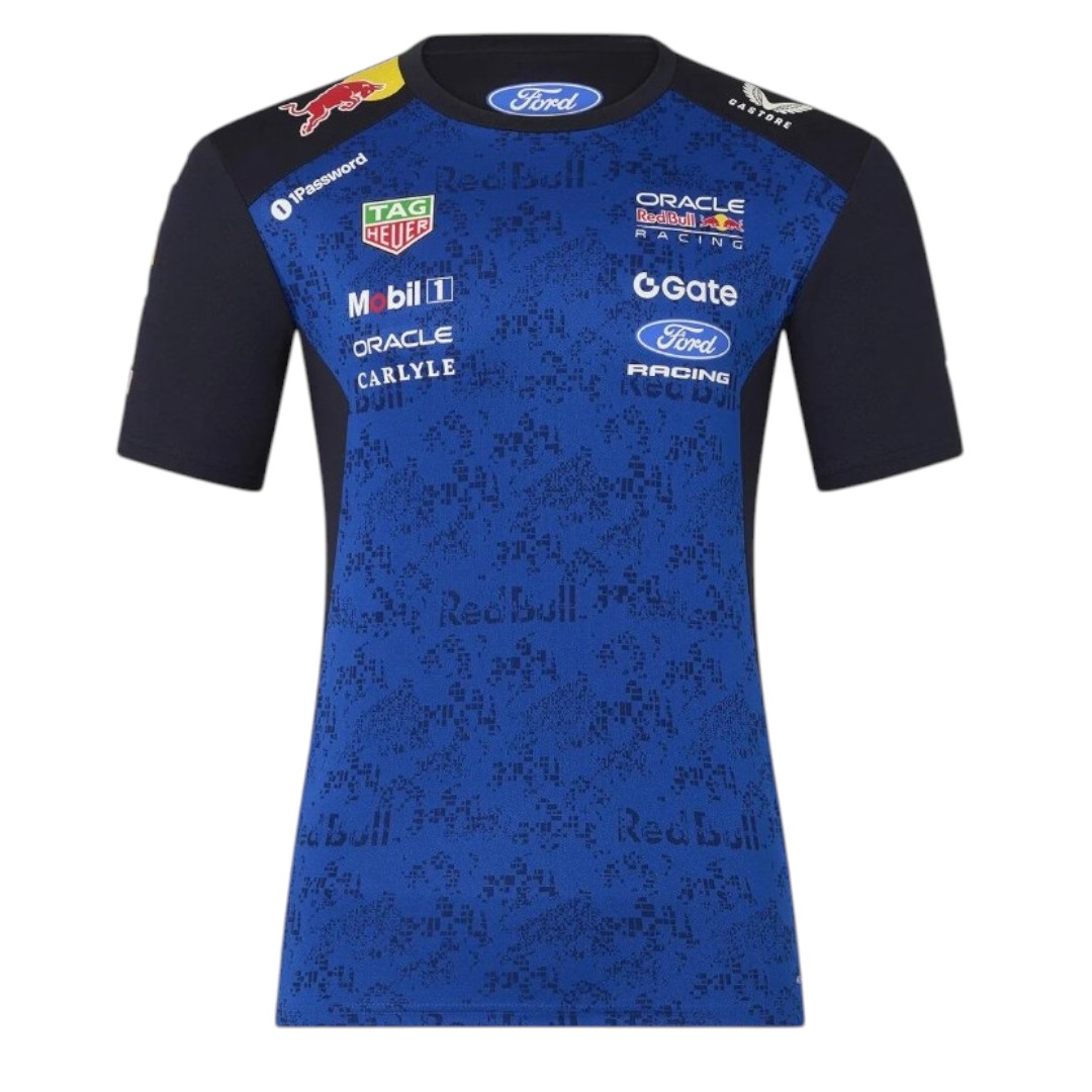 Polera CASTORE Oficial Oracle RedBull Racing Ford Team 2026 Azul