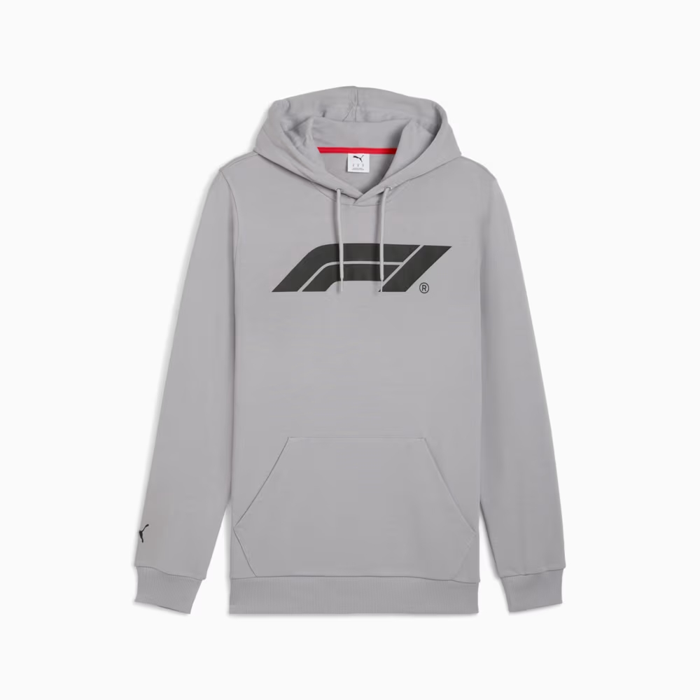 Polerón PUMA Essentials Logo Tee F1 con capucha Oficial Gris