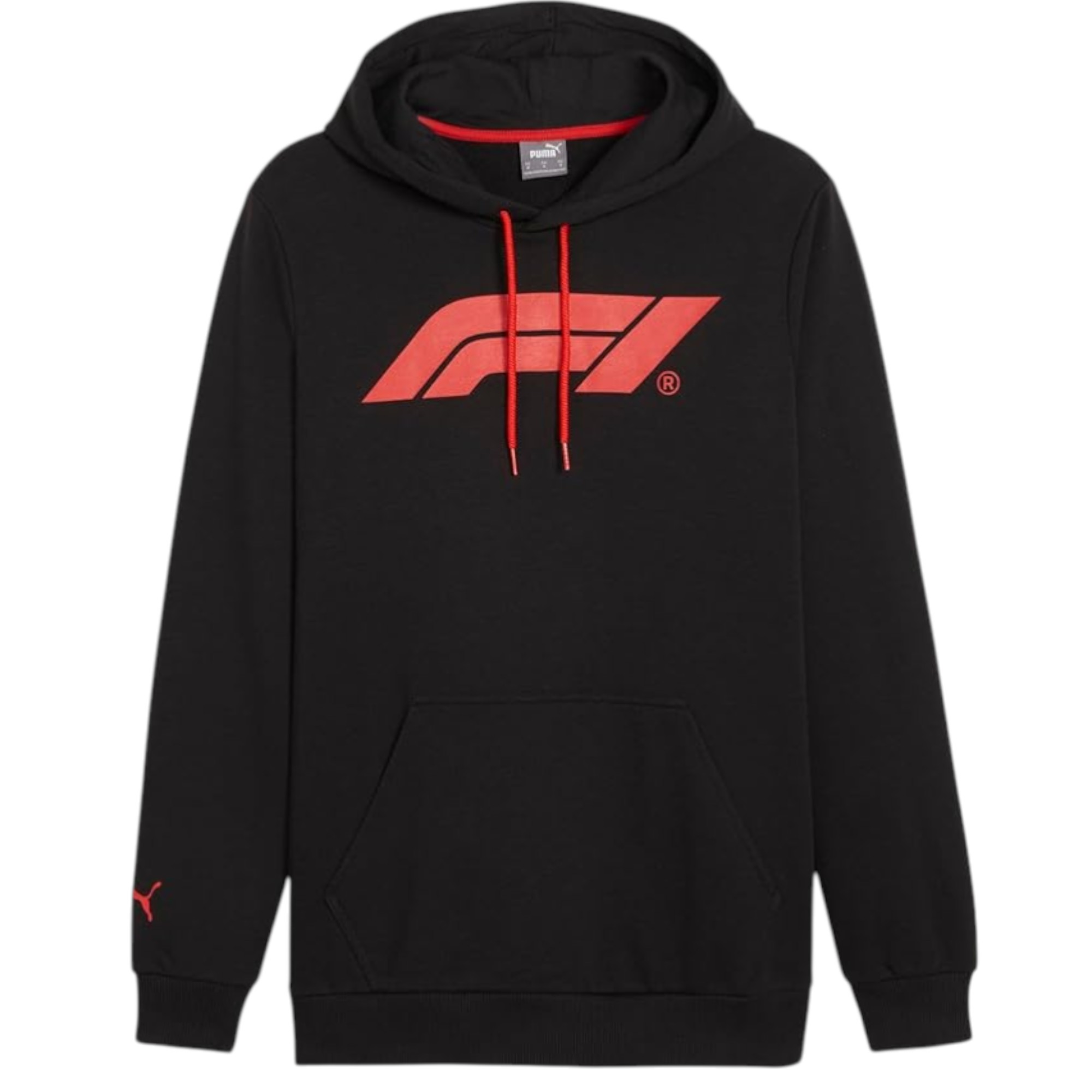 Polerón PUMA Essentials Logo Tee F1 con capucha Oficial Negro