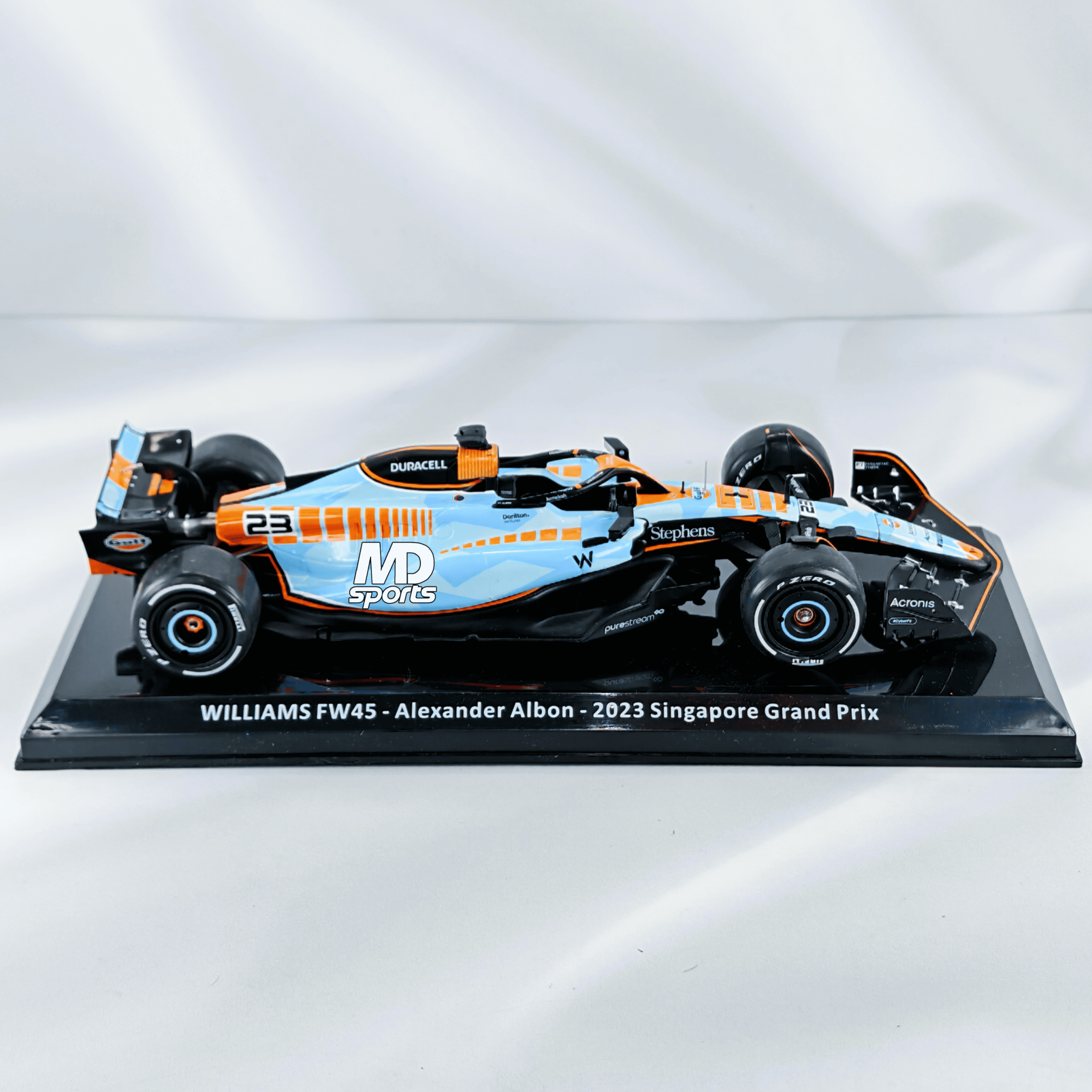 Williams Racing FW45 GP Singapur 2023 #23 Alexander Albon Caja Normal Premium Collect 1:24