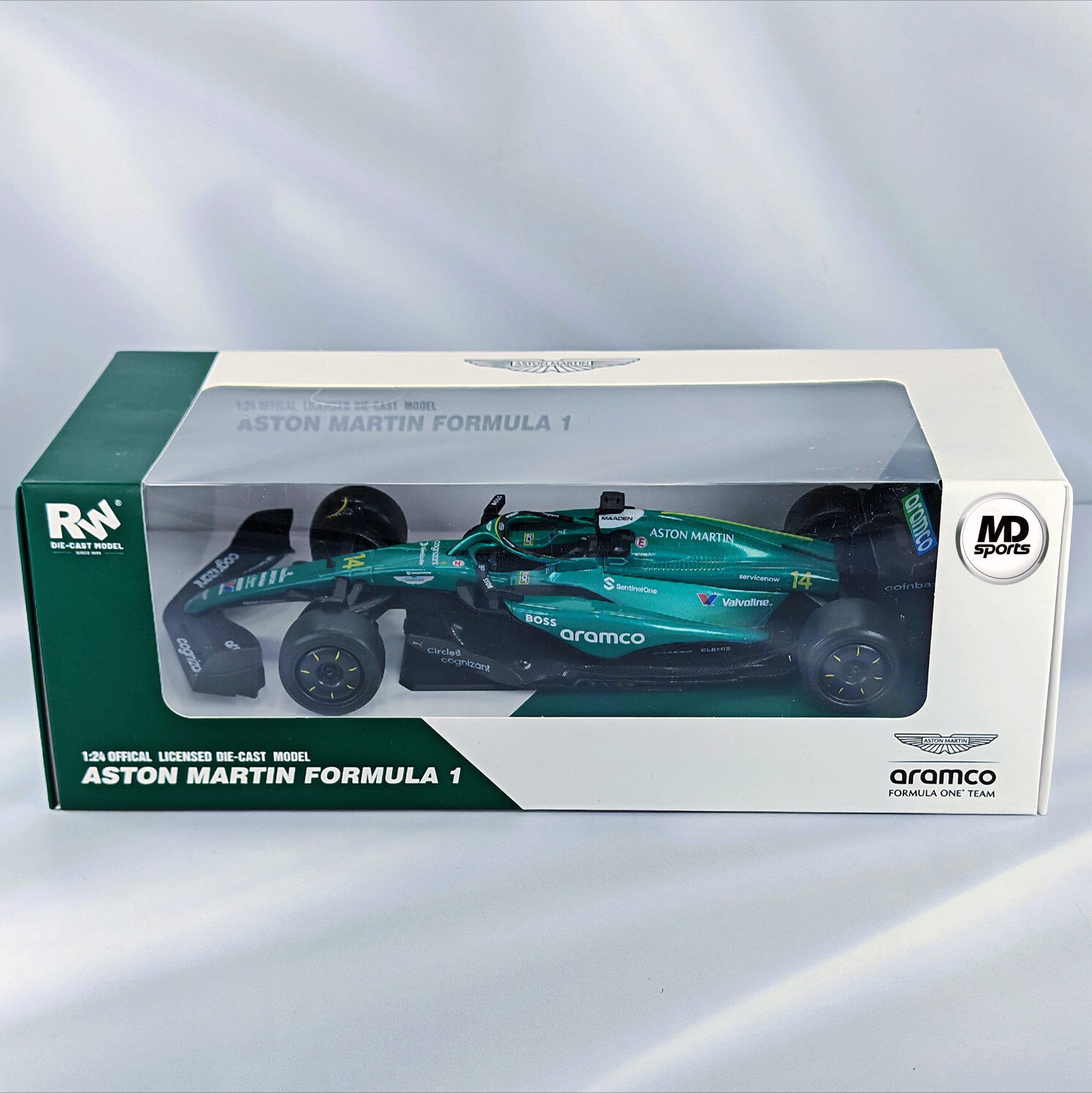 Aston Martin AMR24 2024 #14 Fernando Alonso Caja Normal RE.EL Models 1:24