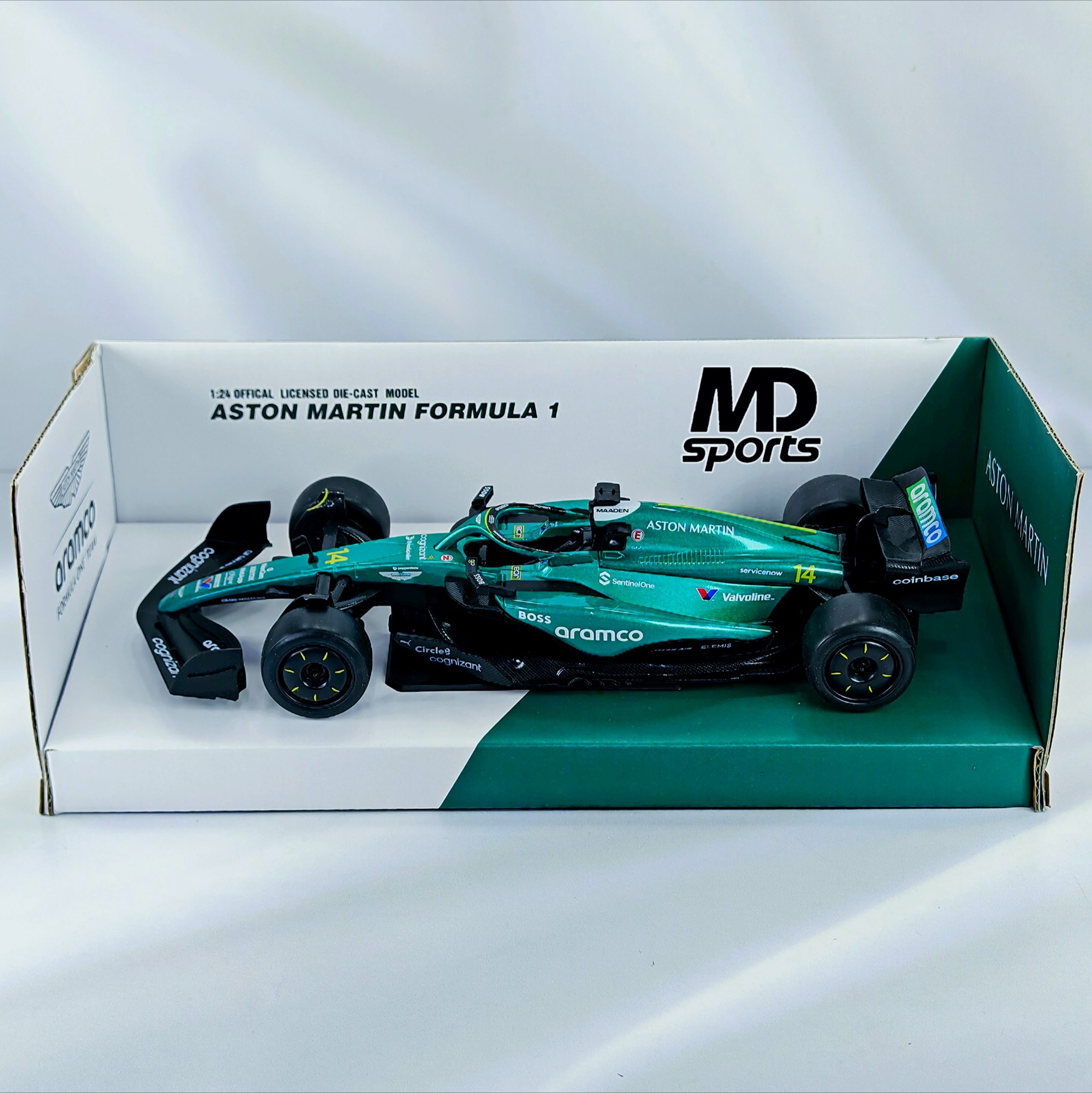Aston Martin AMR24 2024 #14 Fernando Alonso Caja Normal RE.EL Models 1:24 - Imagen 3