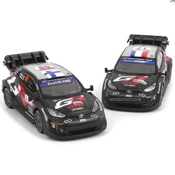 Toyota GR Yaris Rally 1 Hybrid #69 Rovanpera-Halttunen 2024 Caja Acrilica Burago 1:43