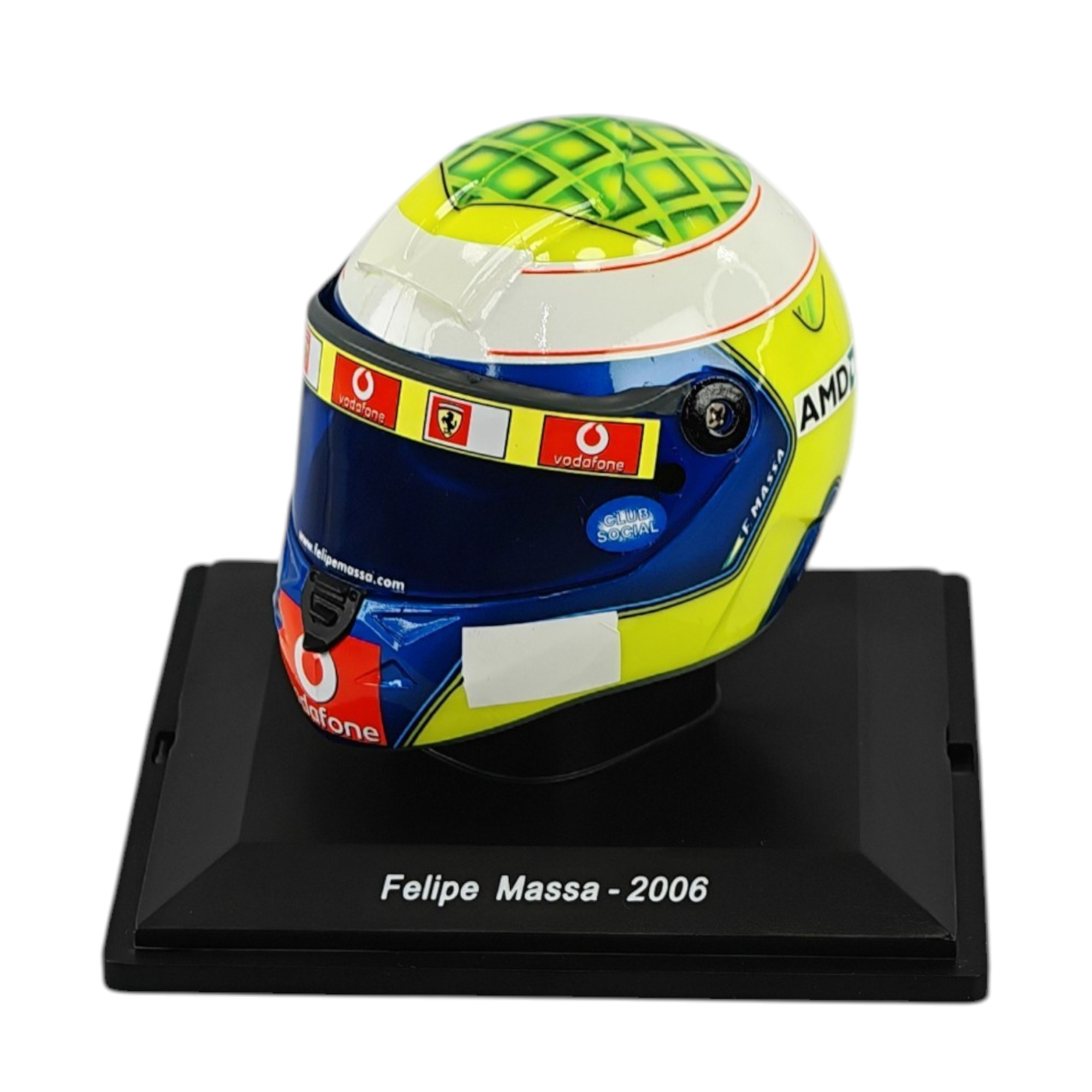 Casco Formula 1 Scuderia Ferrari Felipe Massa 2006 Spark 1:5