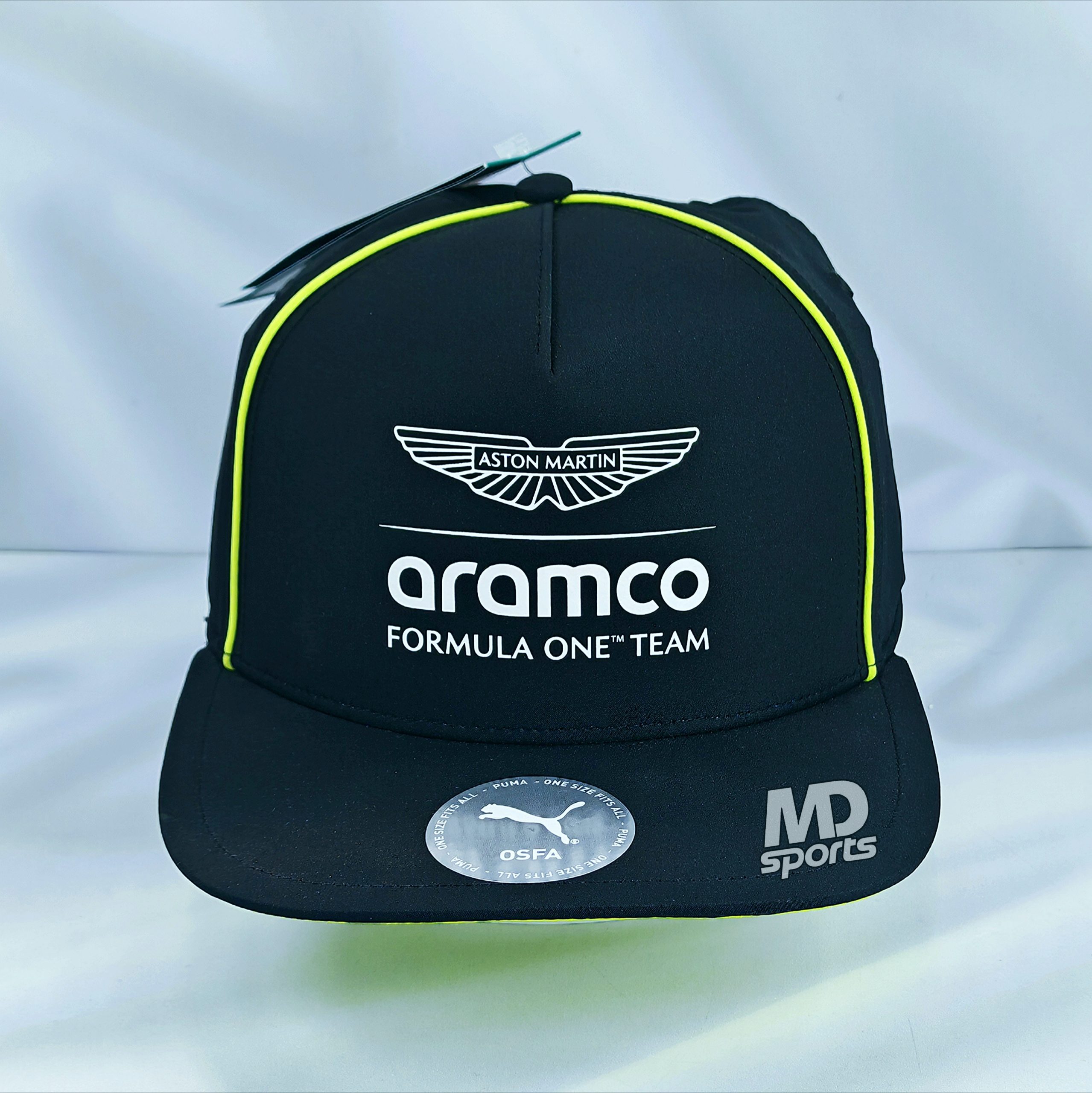 Gorro Snap PUMA Aston Martin Racing Oficial 2026 Negro