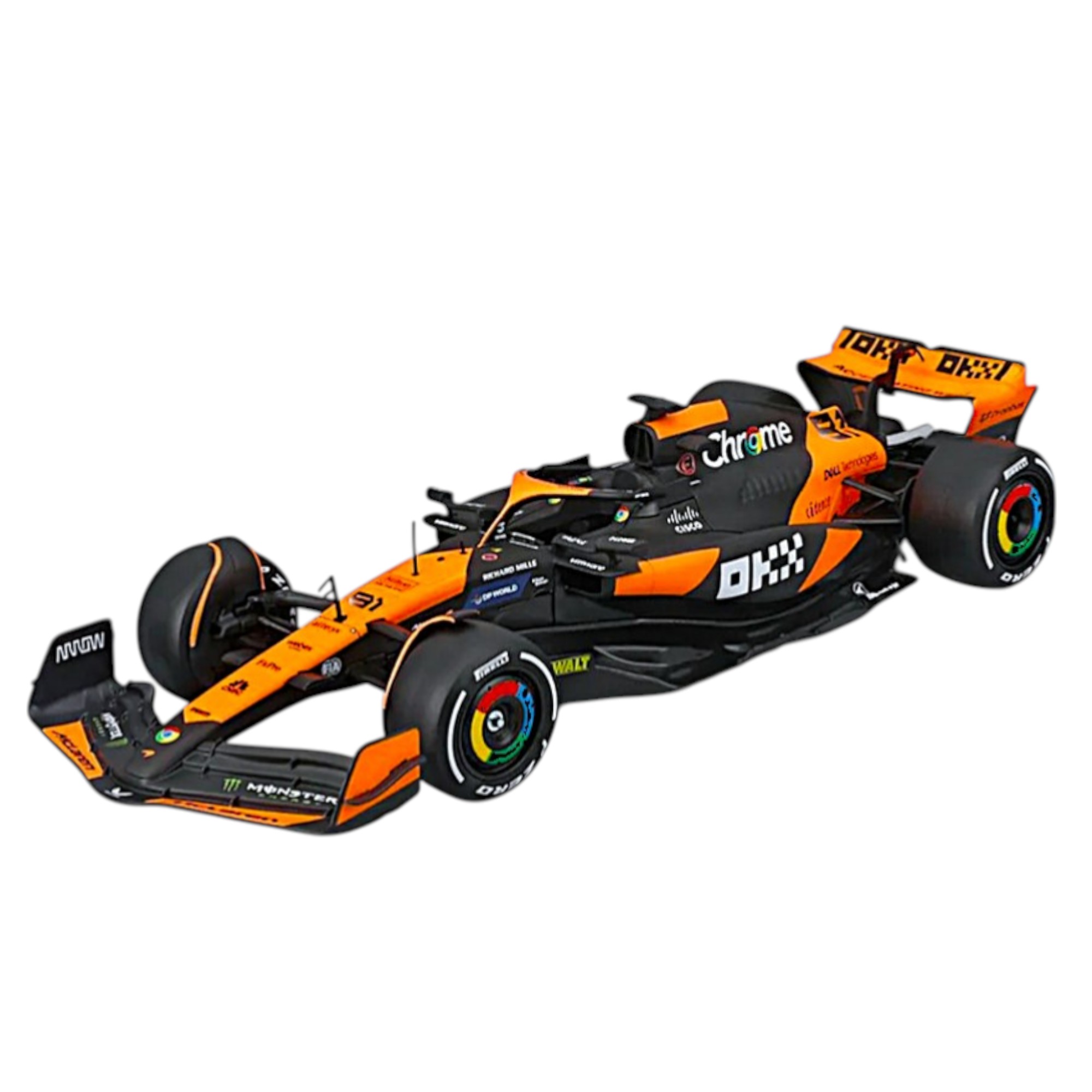Mclaren MCL38 GP Miami 2024 #81 Oscar Piastri Caja Normal Burago 1:24