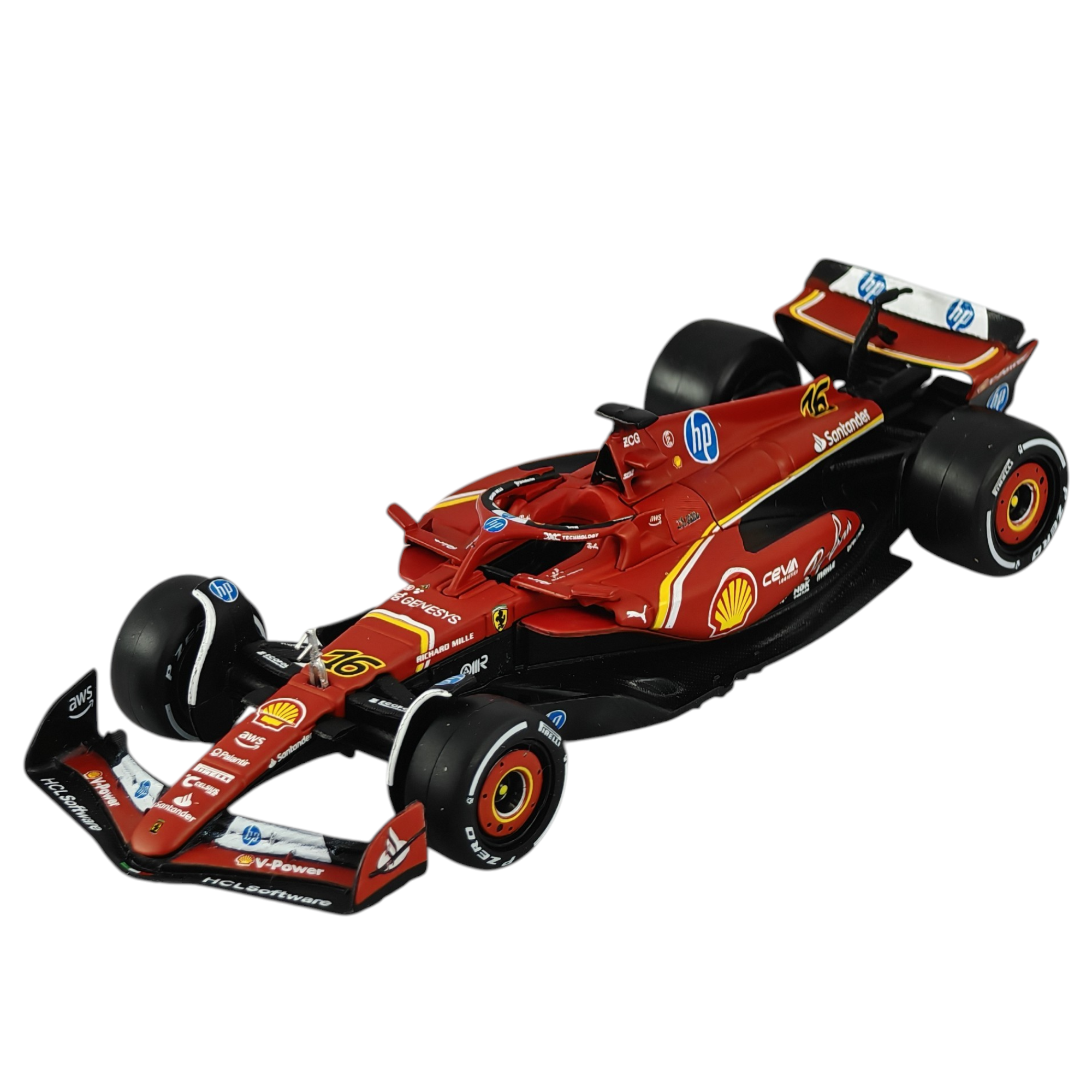 Ferrari SF-24 GP Monza 2024 #16 Charles Leclerc Caja Normal Burago 1:43