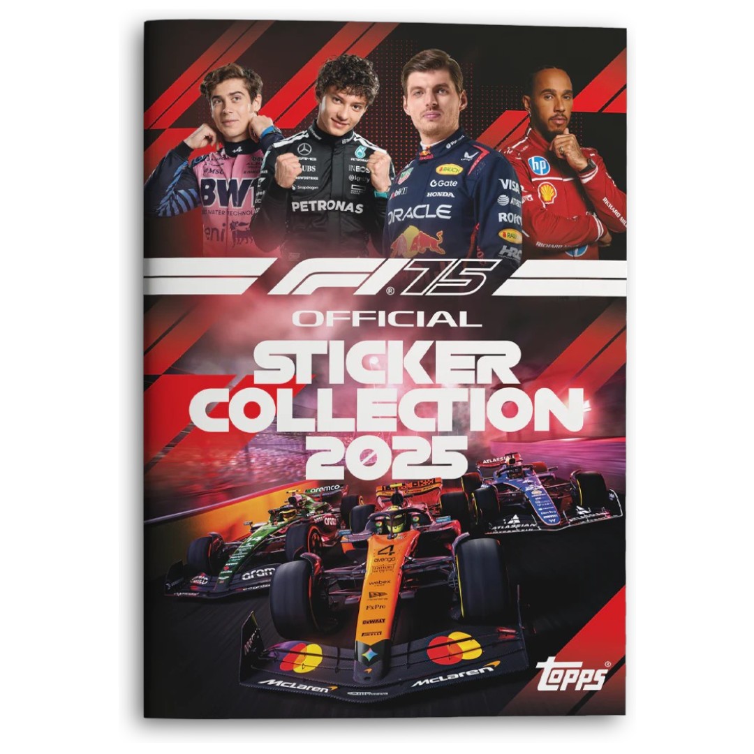 Album TOPPS Formula 1 Temporada 2025 Completo a Pegar (Vers. Inglesa)