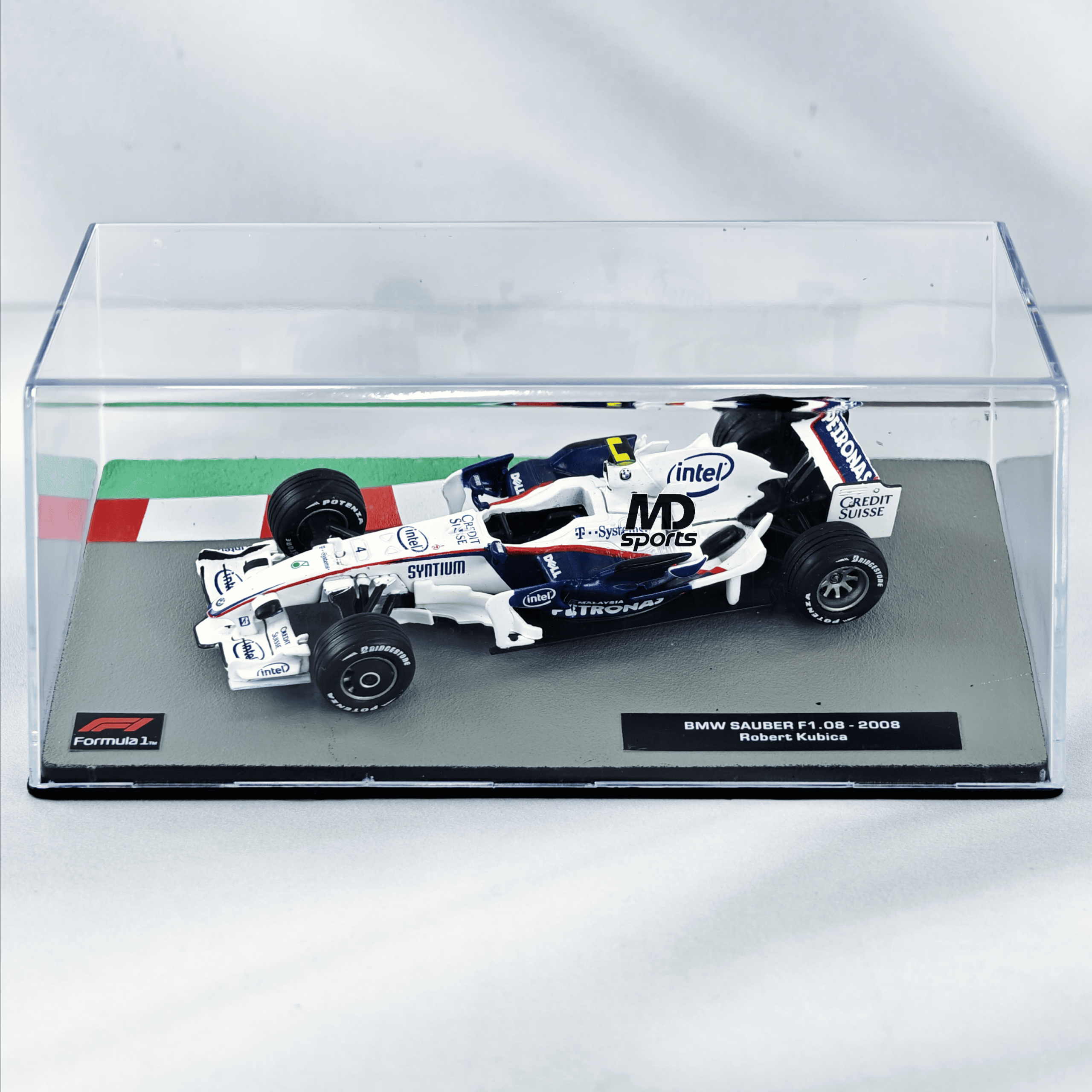 BMW Sauber 2008 #4 Robert Kubica Caja Acrilica Altaya 1:43