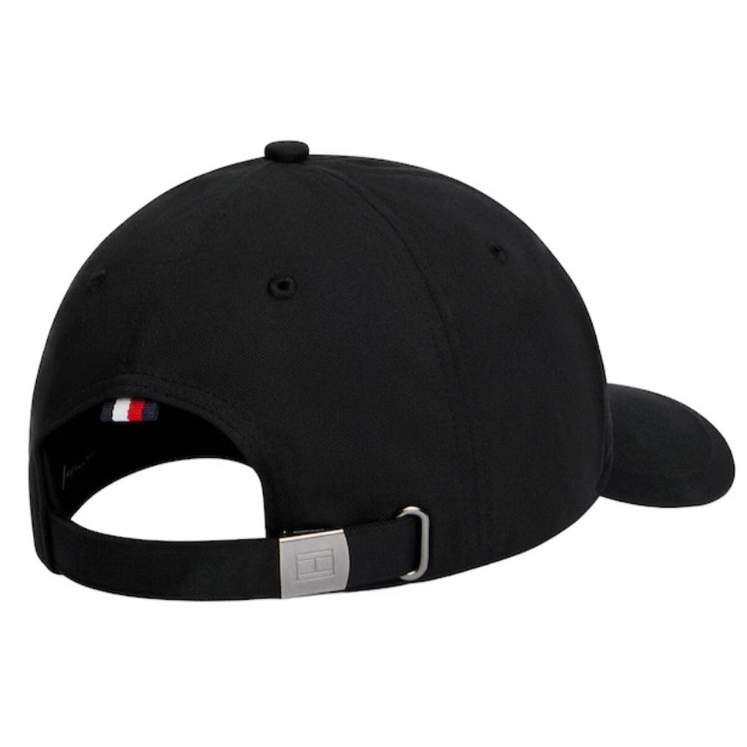 Gorro TOMMY HILFIGER Cadillac F1 Team Oficial 2026 Doble Logo Negro