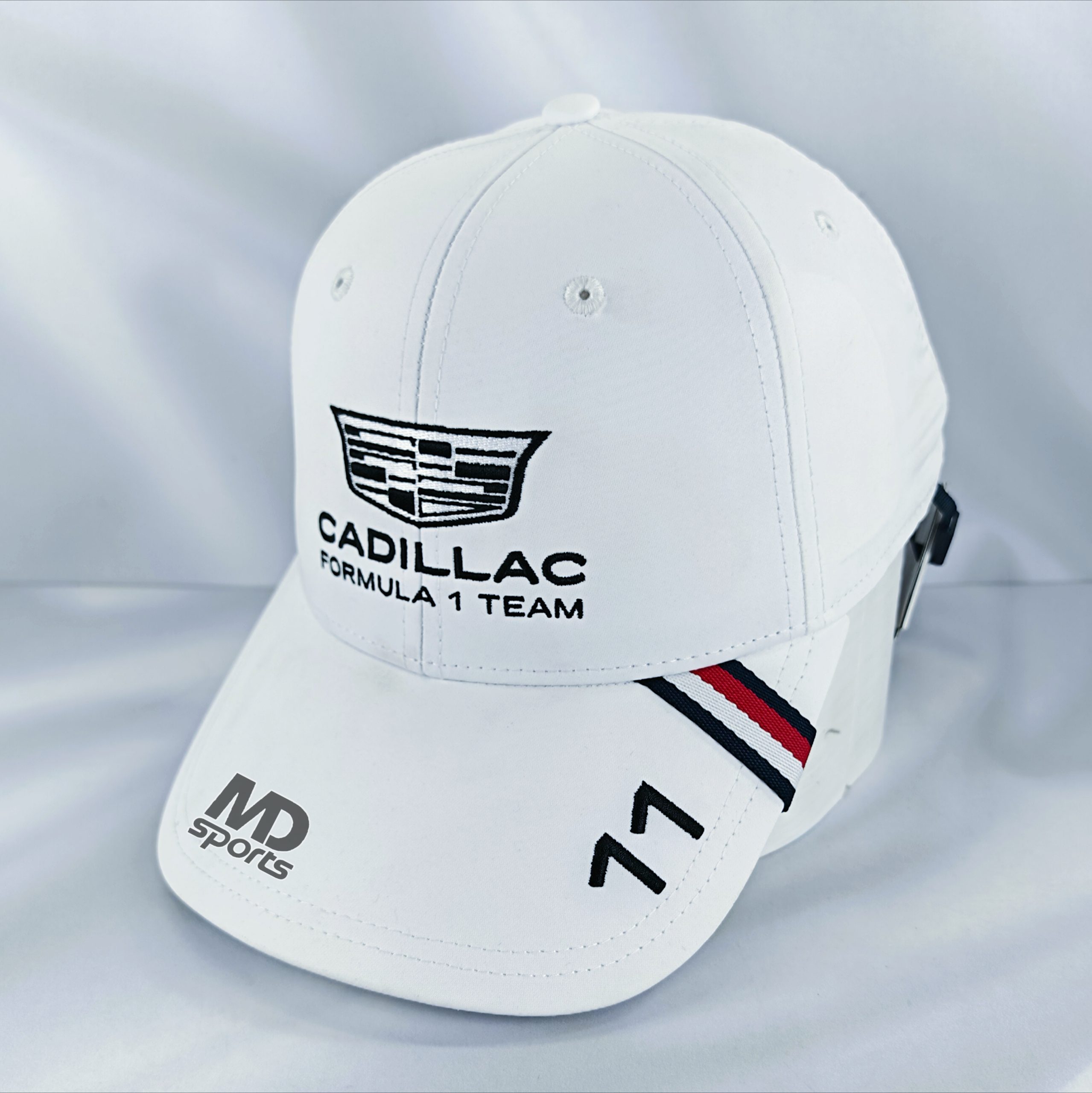 Gorro TOMMY HILFIGER Cadillac F1 Team Checo Perez Oficial 2026 Blanco