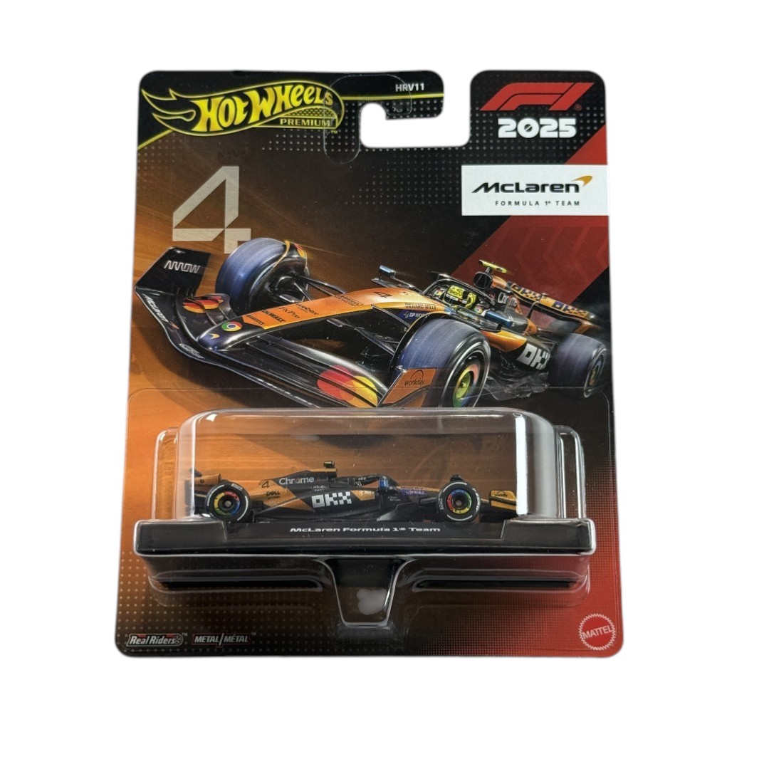McLaren MCL39 #4 Lando Norris 2025 HotWheels Premium 1:64