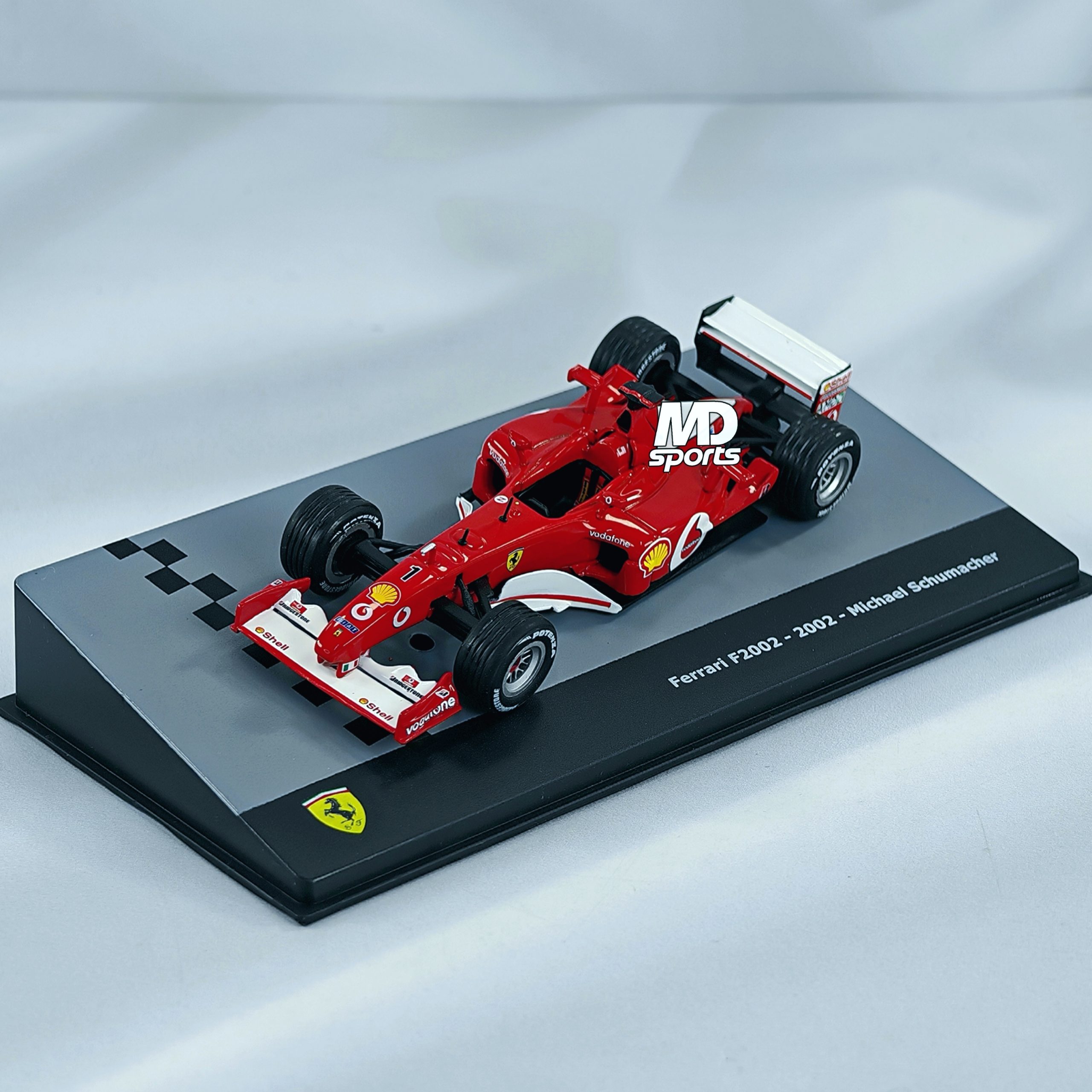 Ferrari F2002 #1 Michael Schumacher 2002 Caja Acrilica IXO 1:43