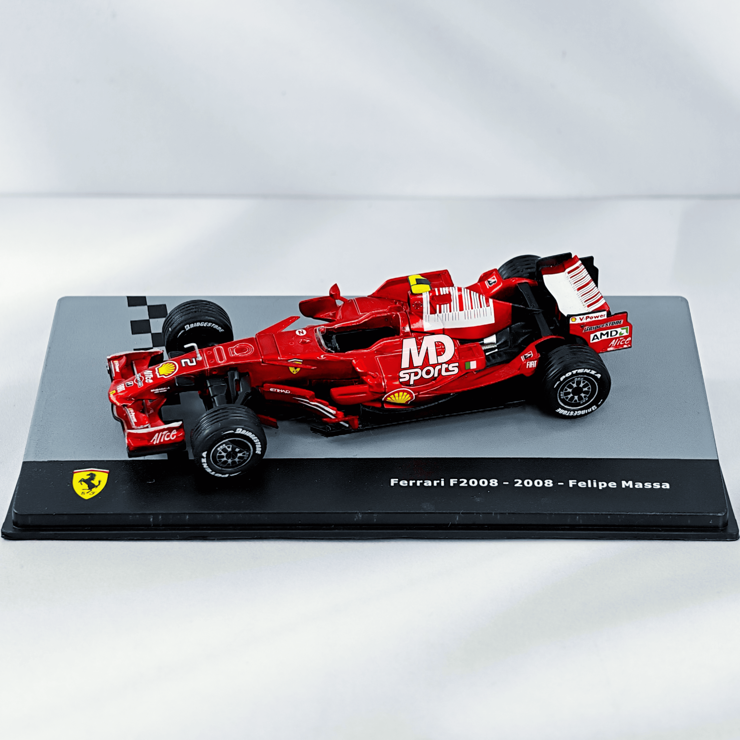 Ferrari F2008 #2 Felipe Massa Caja Acrilica IXO 1:43