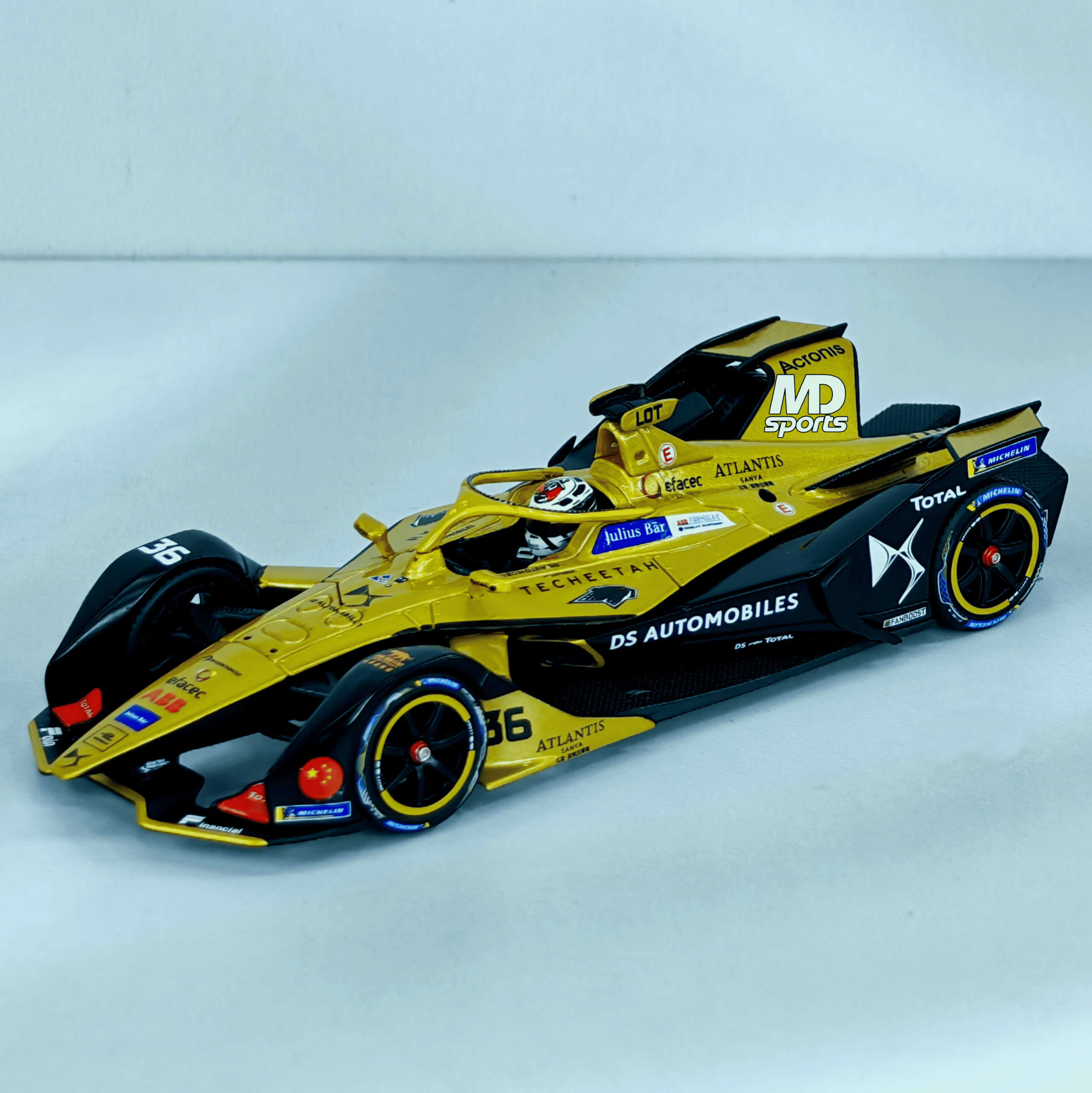 DS Techeetah Formula E Season 5 2019 #36 Andre Lotterer Caja Acrilica Minichamps 1:43