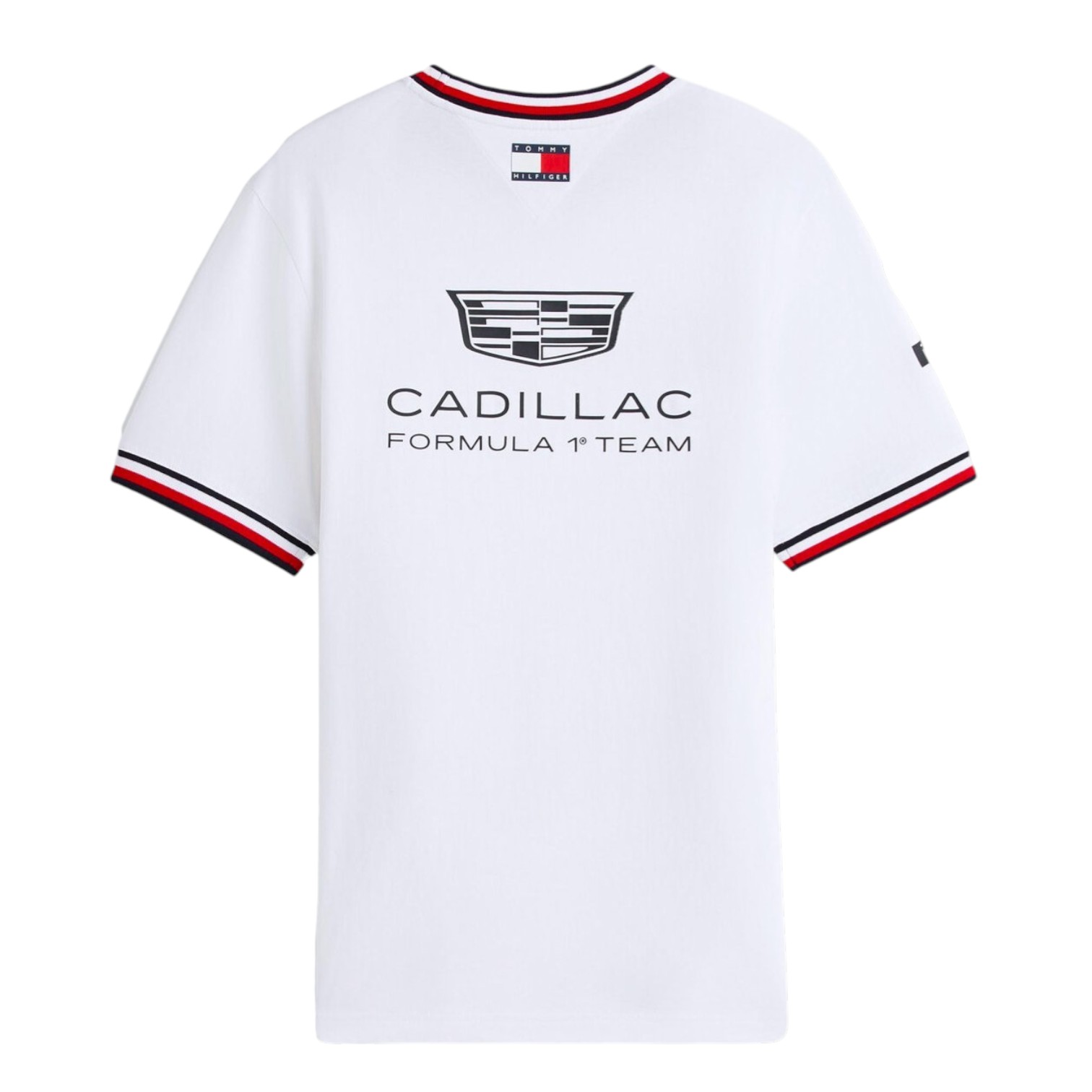 Polera TOMMY HILFIGER Cadillac F1 Team Checo Perez Oficial 2026 Blanco