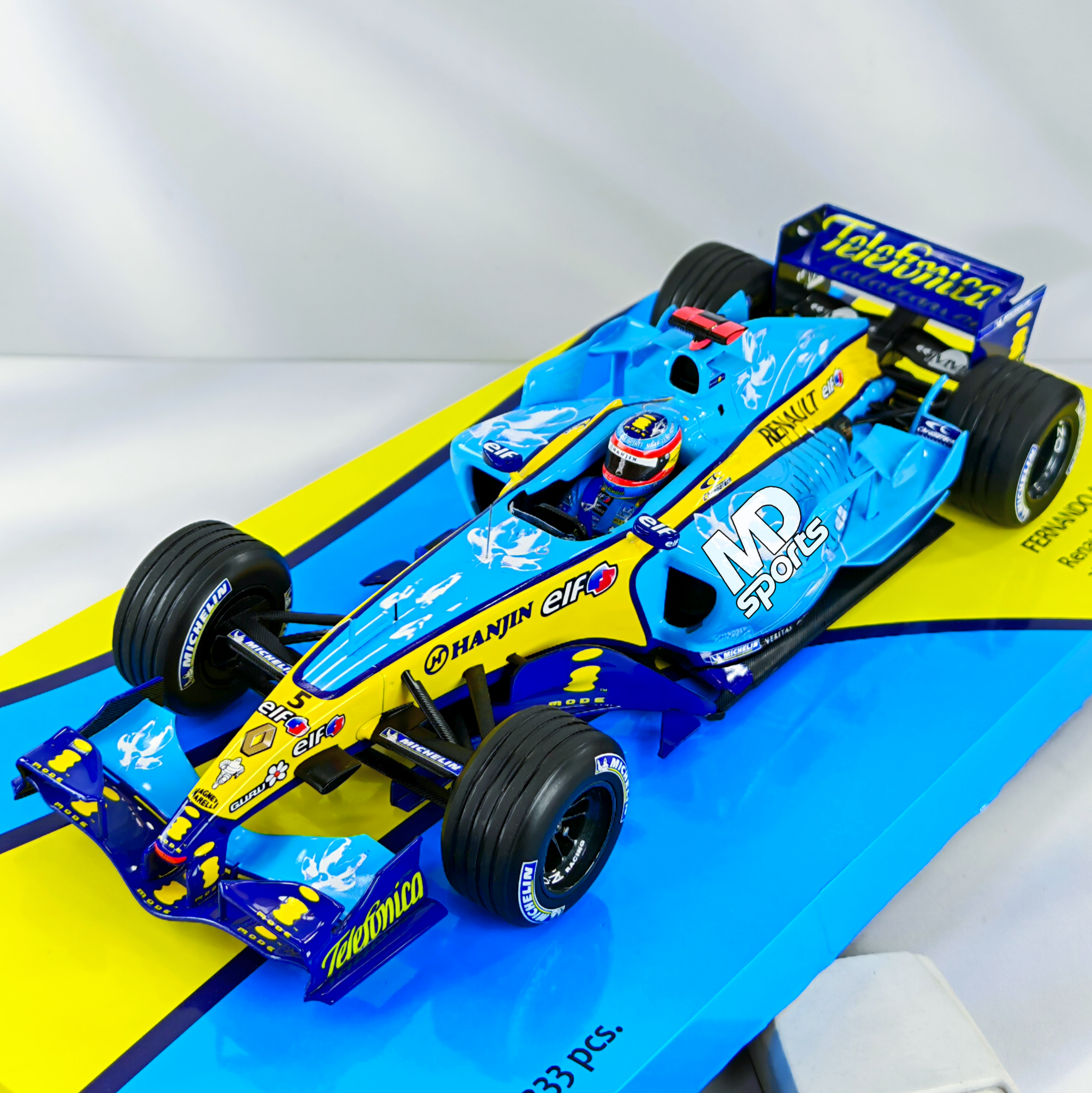 Renault R25 British GP 2005 #5 Fernando Alonso Minichamps 1:18 - Imagen 5